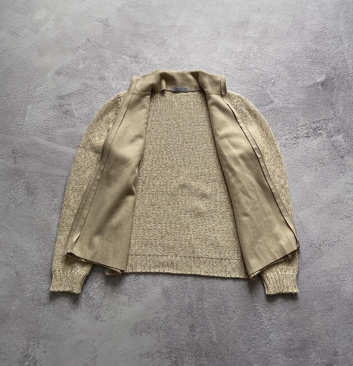 Brunello Cucinelli LUXURY! Brunello Cucinelli Cashmere Zip Up Sweater Lampo Size US S / EU 44-46 / 1 - 7 Thumbnail