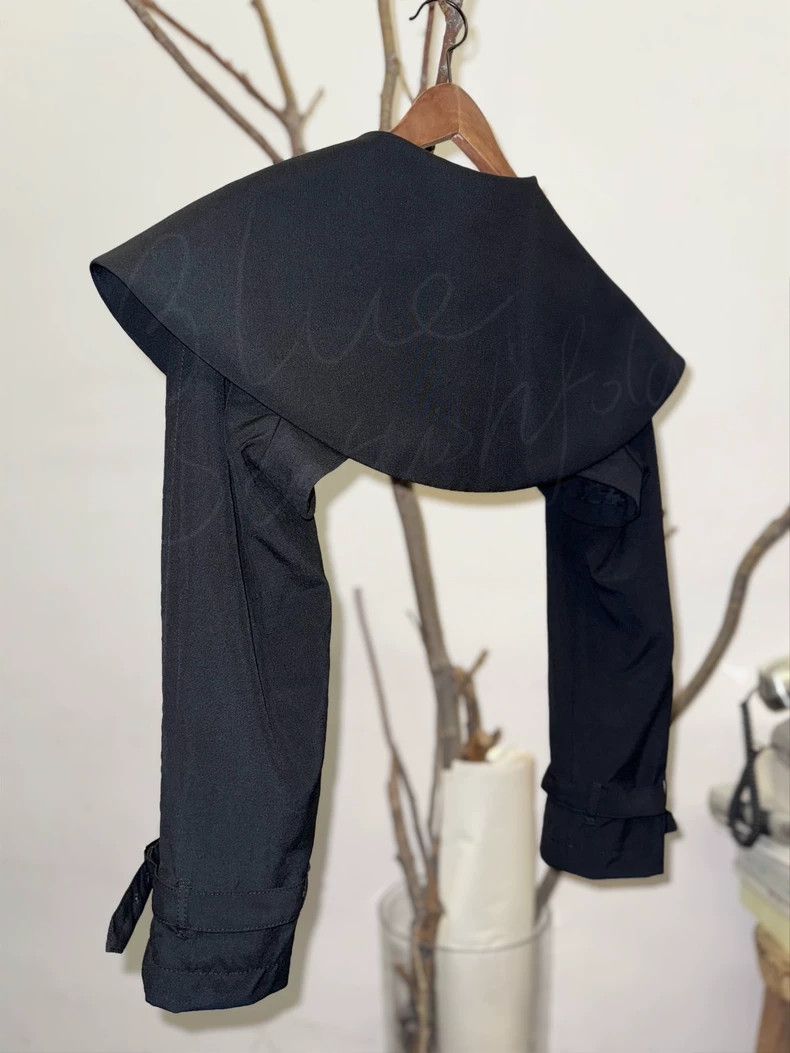 Comme des Garcons Comme Des Garcons Short trench coat with large lapel Size S / US 4 / IT 40 - 8 Thumbnail