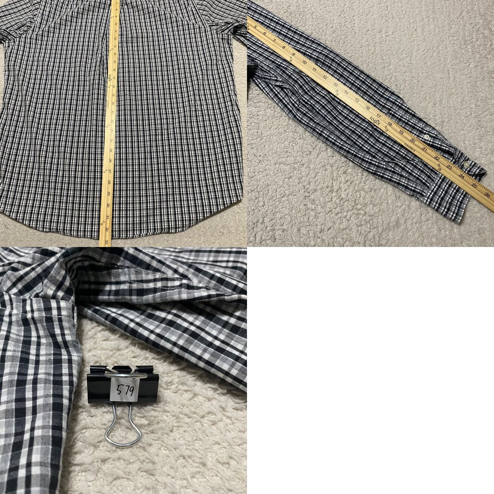 Chaps Chaps Ralph Lauren Mens XL Shirt Multicolor Plaid Check Long Sleeve Button-Down Shirt Size US XL / EU 56 / 4 - 8 Thumbnail