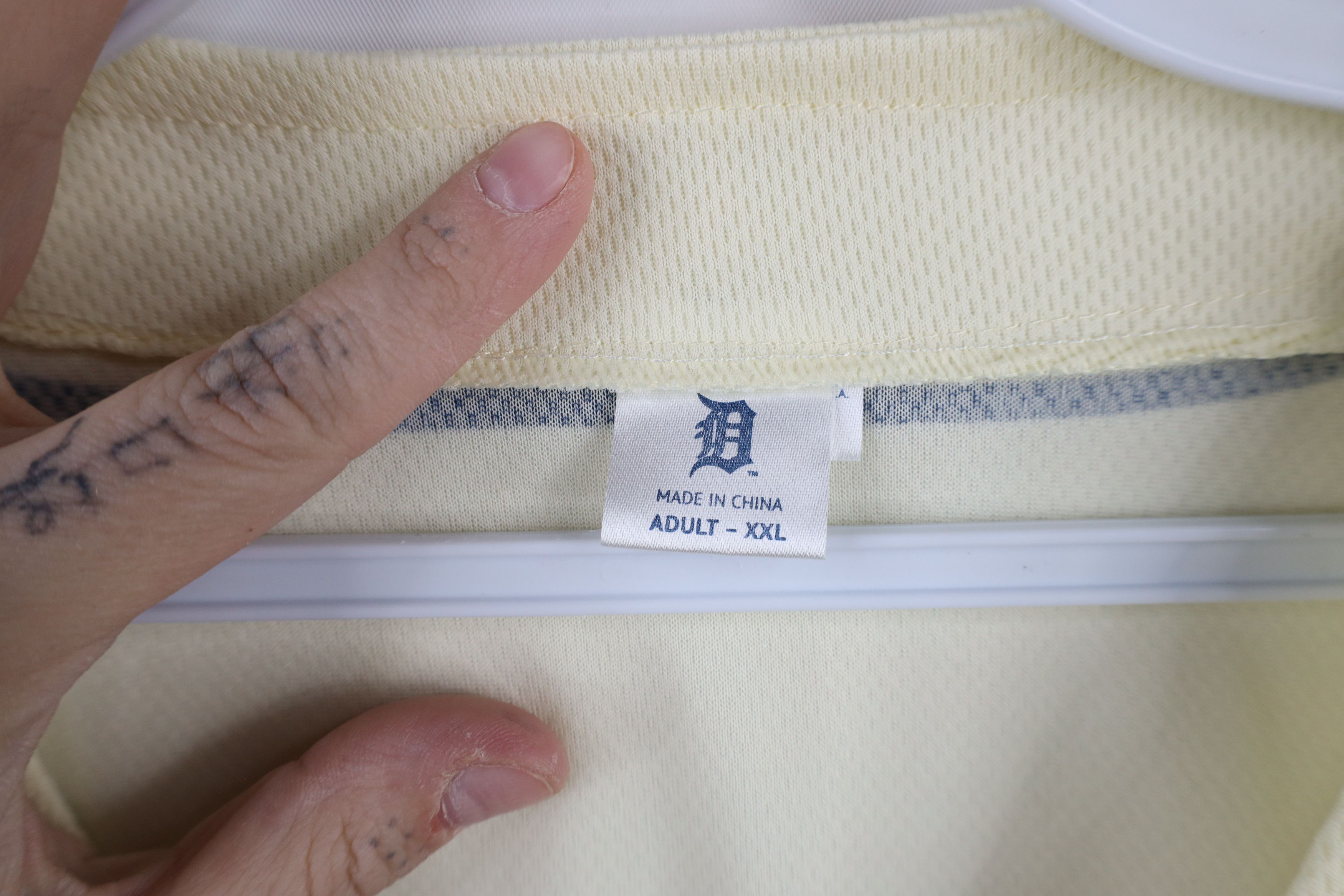 Vintage Vintage Y2K Detroit Stars Baseball Jersey Cream Polyester Size US XXL / EU 58 / 5 - 6 Thumbnail