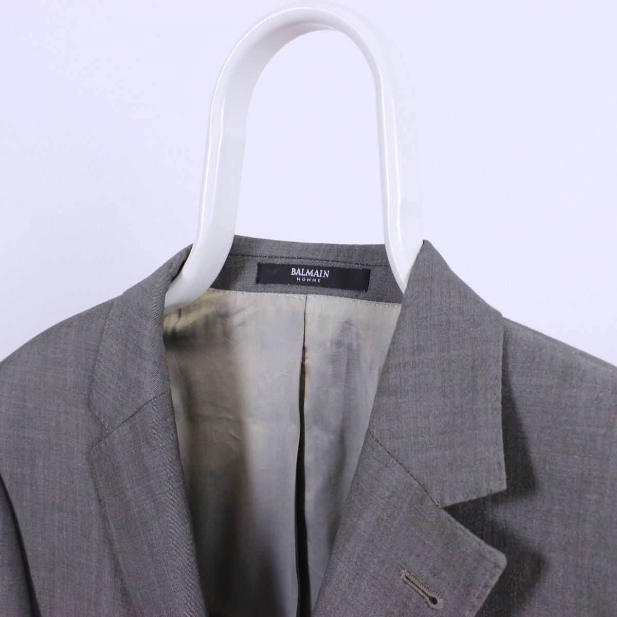 Balmain Balmain Homme Wool Suit Blazer+Pants Size 40R - 4 Thumbnail