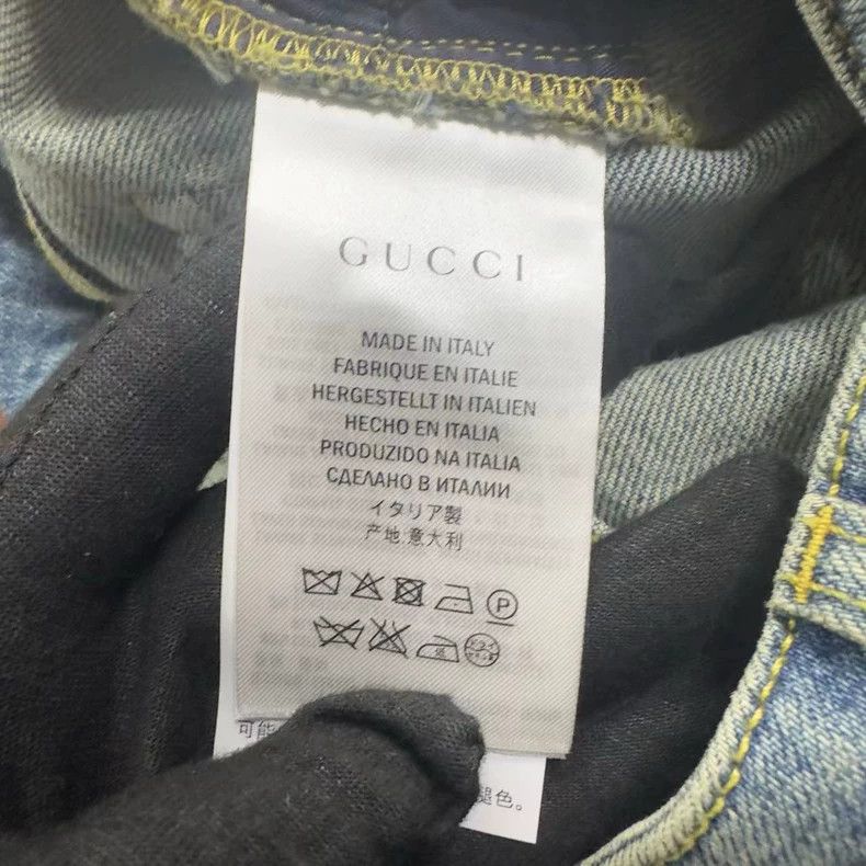 Gucci Gucci Straight jeans with holes 2503-Nextarrow Size US 40 / EU 56 - 4 Thumbnail