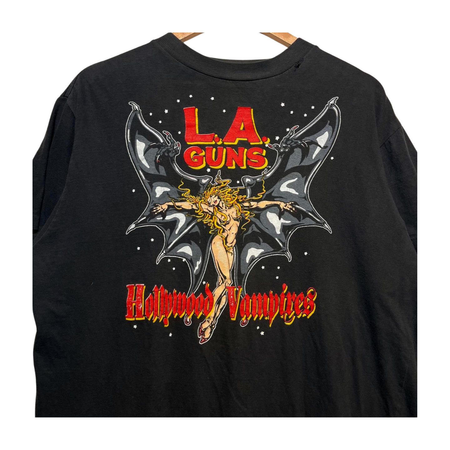 Vintage Vintage 91 LA Guns T Shirt Size XL Hollywood Vampires Size US XL / EU 56 / 4 - 2 Thumbnail