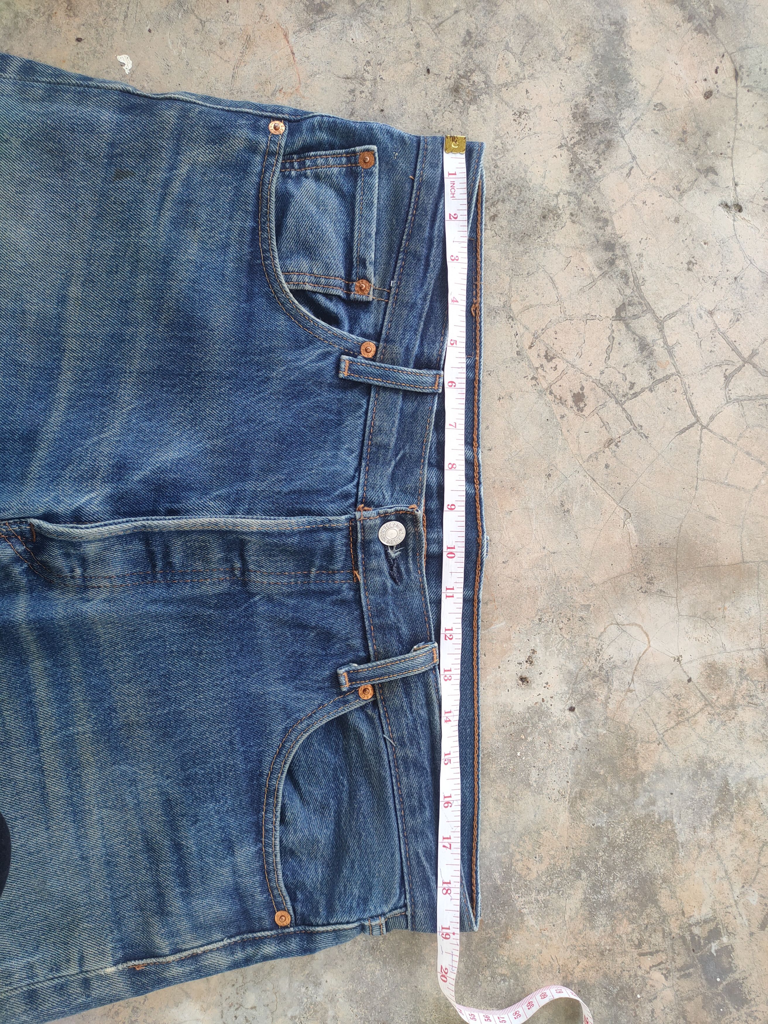 Levi's W37 LEVI'S 501 DISTRESSED FADED JEANS PANTS Size US 37 - 8 Thumbnail