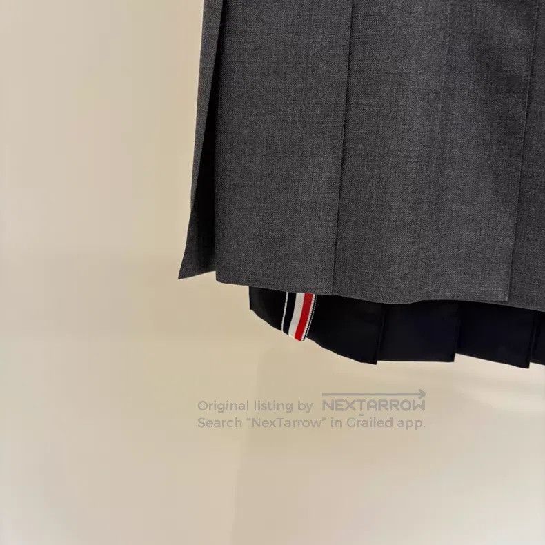 Thom Browne Thom Browne Color Blocked Pleated Skirt Size 25" / US 0 / IT 36 - 6 Thumbnail