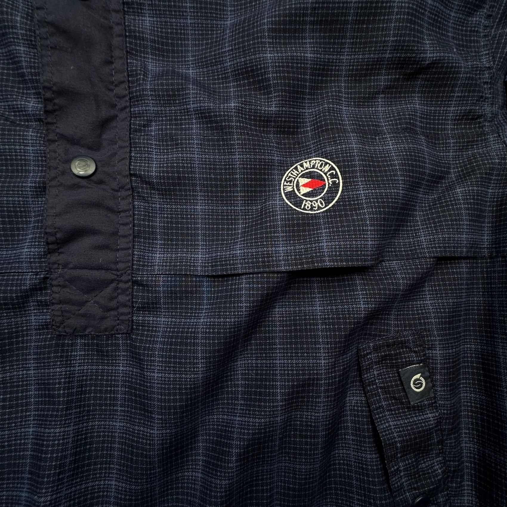 Vintage VINTAGE Sunderland of Scotland Plaid Windbreaker Pullover Jacket Mens Medium Blue Size US M / EU 48-50 / 2 - 7 Thumbnail