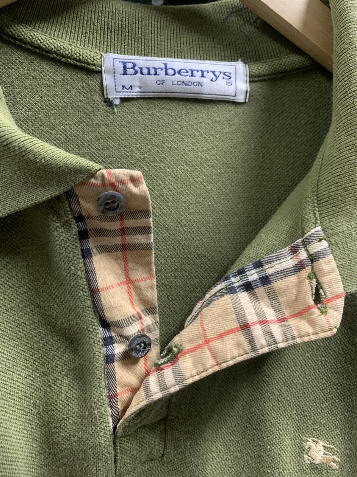 Burberry × Vintage Vintage Burberrys London Polo Size US M / EU 48-50 / 2 - 4 Thumbnail