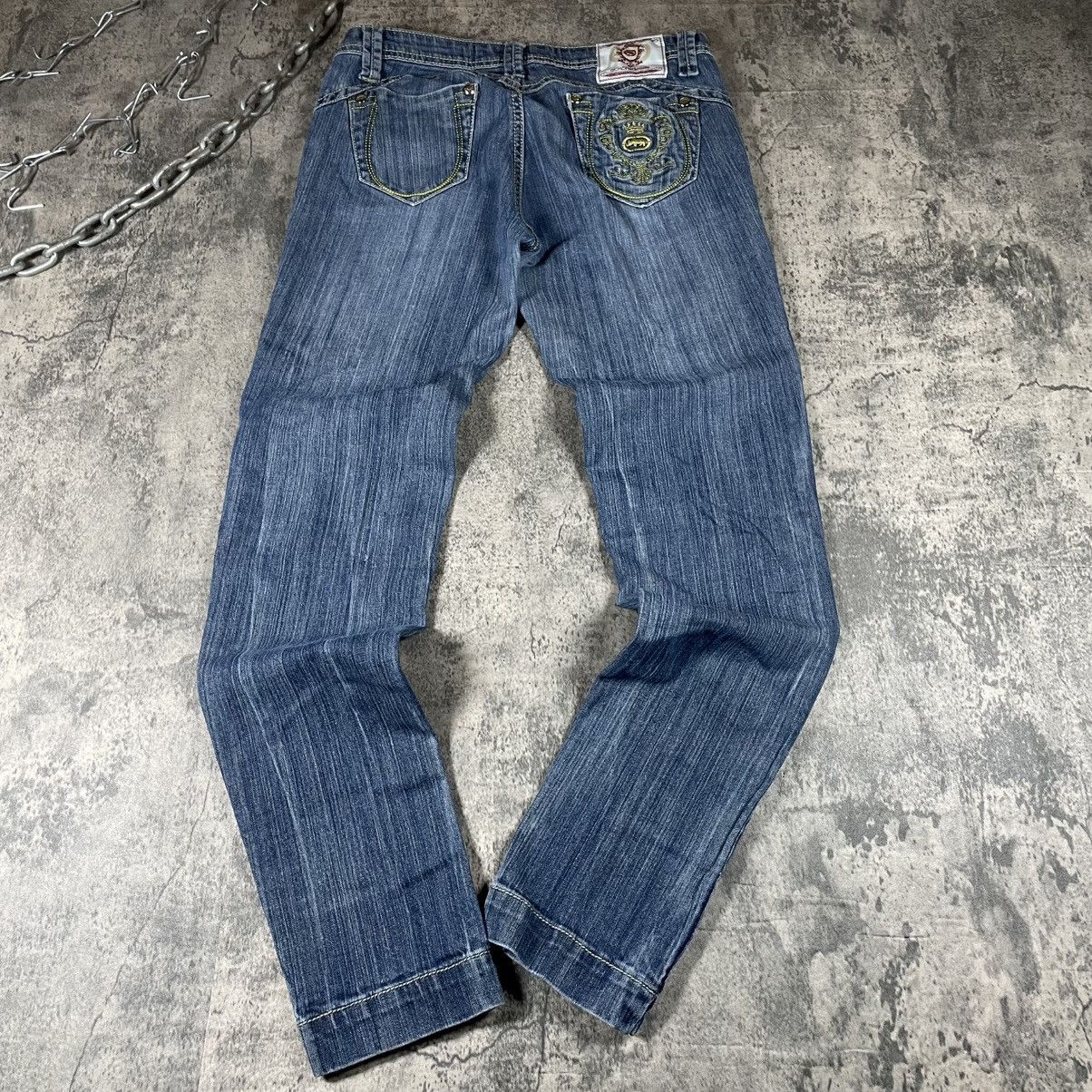 Ecko Unltd. Ecko Unltd Y2K Embroidered Jeans Size 30" / US 8 / IT 44 - 1 Thumbnail