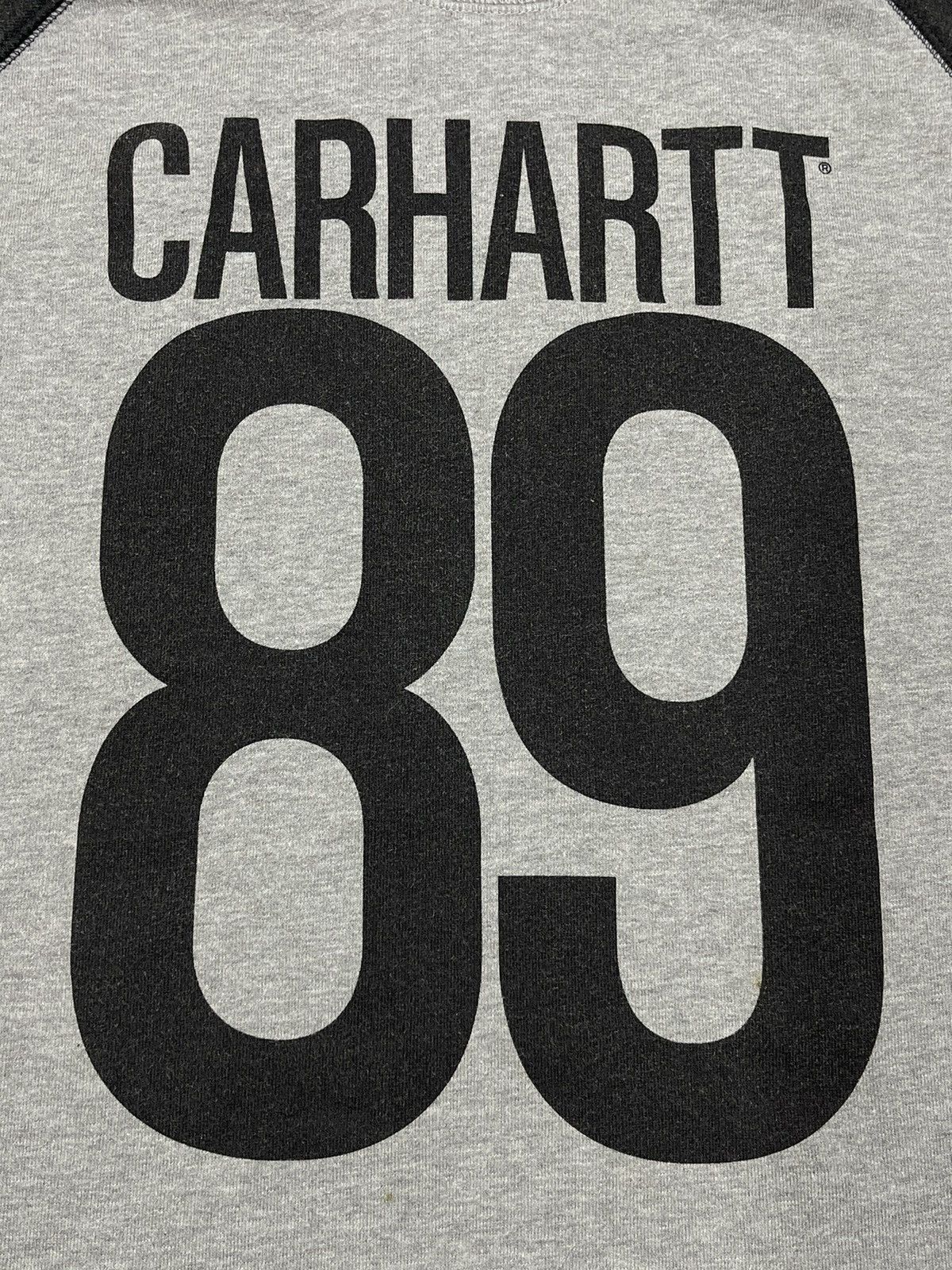 Carhartt × Carhartt Wip × Vintage Vintage Carhartt Stanford Sweatshirt Grey Big Logo Y2K Size US M / EU 48-50 / 2 - 4 Thumbnail