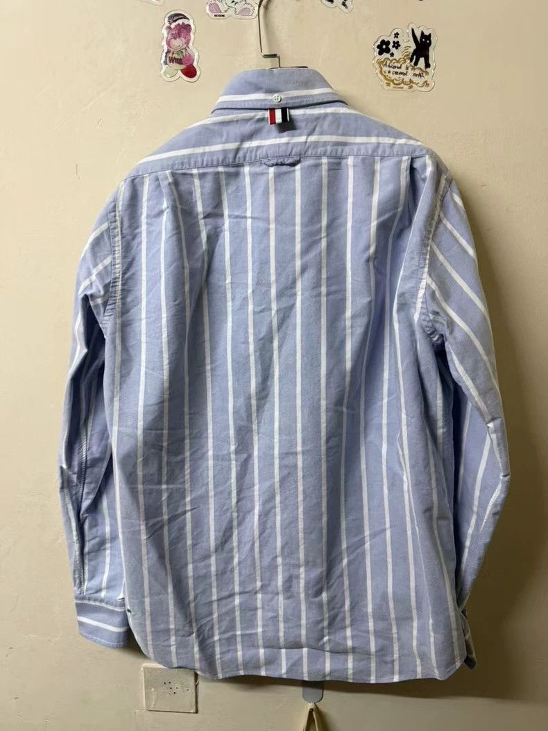 Thom Browne Thom browne Tennis embroidered vertical long-sleeved shirt Size US L / EU 52-54 / 3 - 2 Thumbnail
