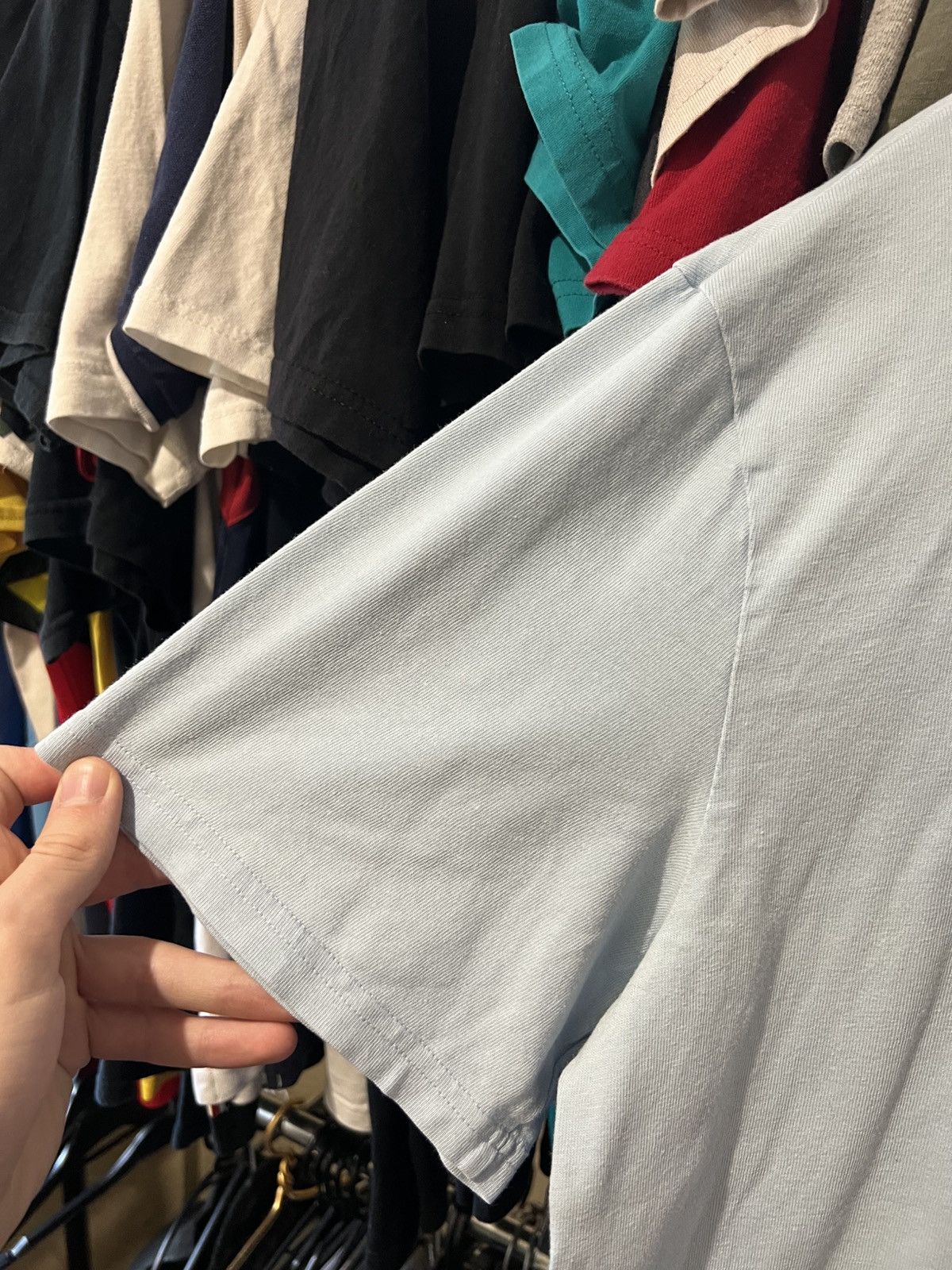 Other VINTAGE KARL KANI EMBROIDERED CENTRE LOGO BLUE BLANK T SHIR Size US L / EU 52-54 / 3 - 2 Thumbnail