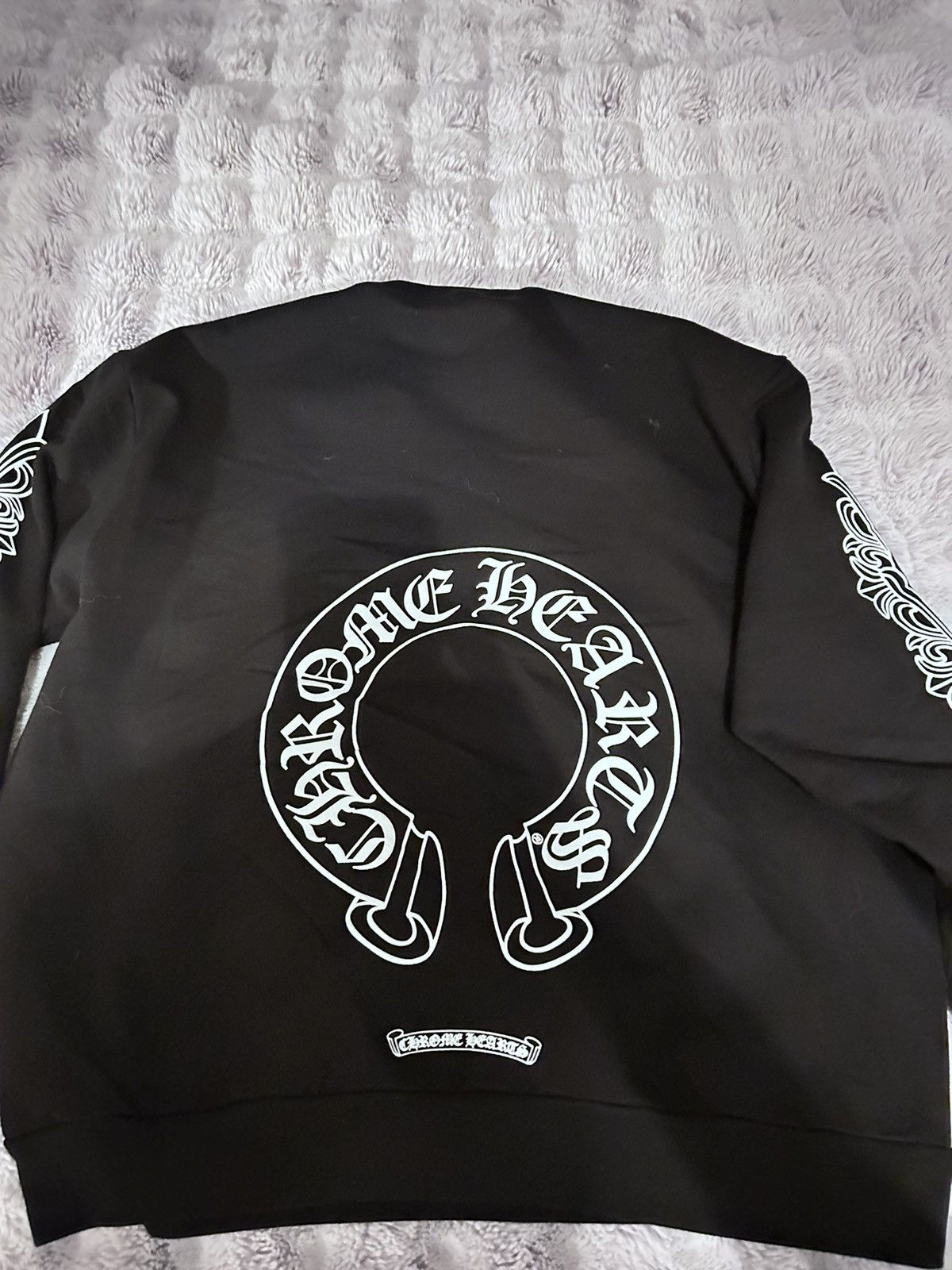 Chrome Hearts Chrome heart horseshoe neck logo crewneck Size US L / EU 52-54 / 3 - 3 Thumbnail