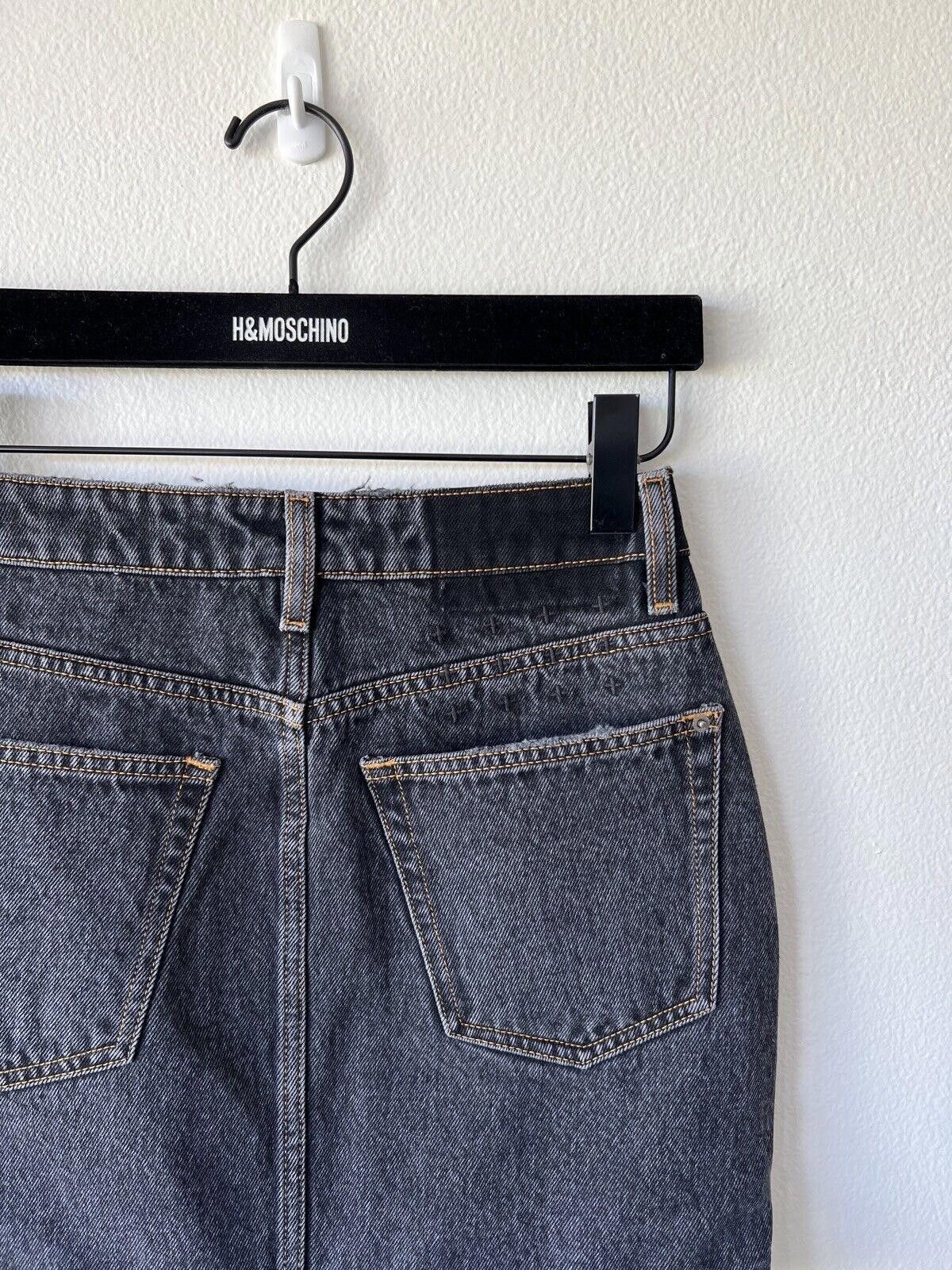 Ksubi new Ksubi womens denim skirt mini 26 small 8 duality grey Size 42" / US 20 - 4 Thumbnail