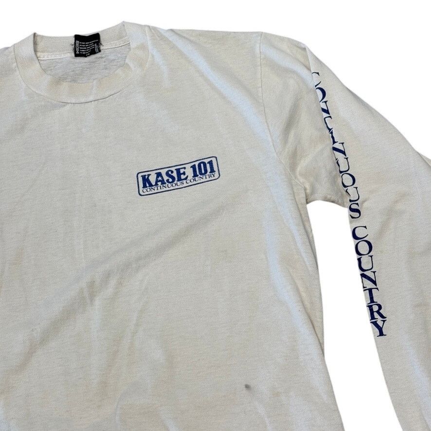 Vintage 90s KASE 101 Country Music Radio Long Sleeve Austin L Size US L / EU 52-54 / 3 - 2 Thumbnail