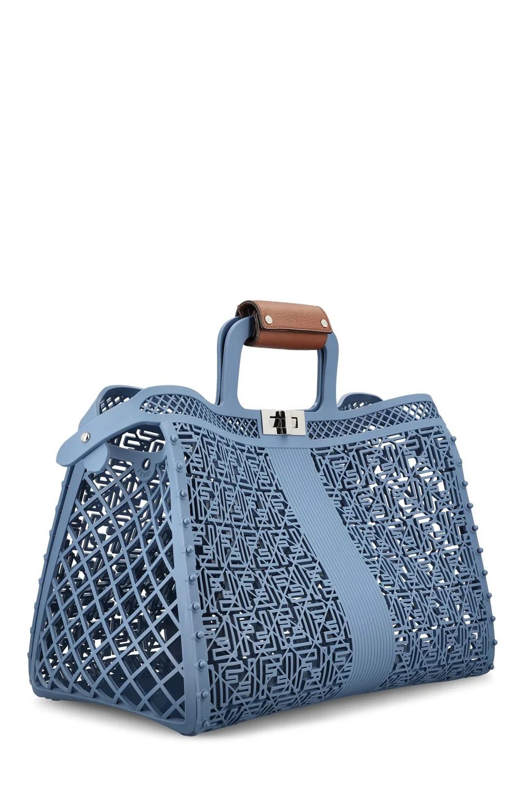 Fendi o1s1wg110526 Basket Forty8 in Blue Size ONE SIZE - 3 Thumbnail