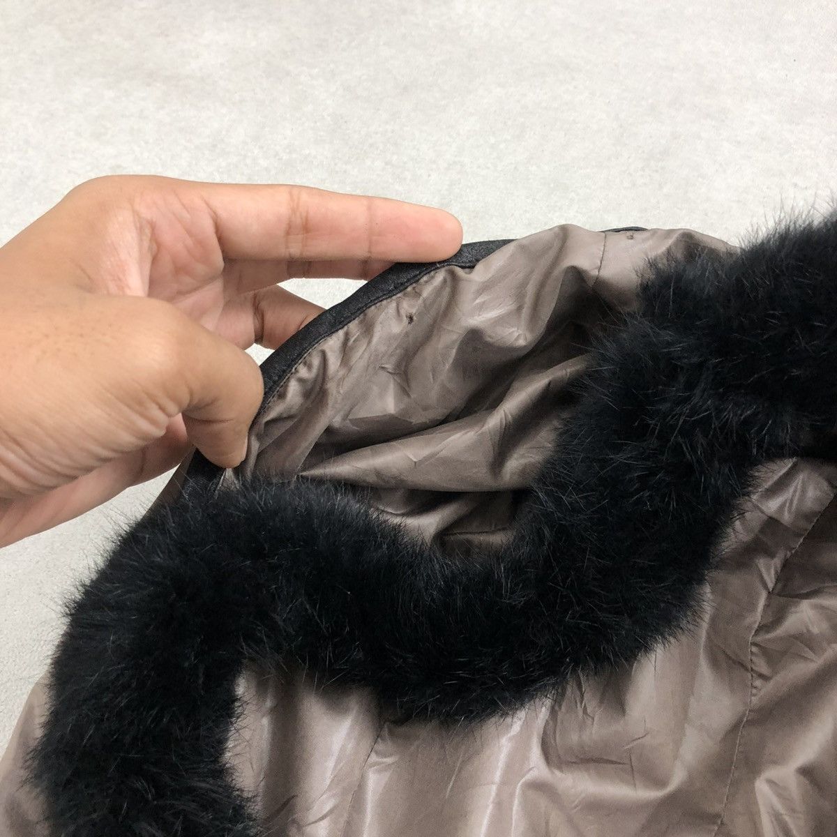 If Six Was Nine × Japanese Brand × Le Grande Bleu (L.G.B.) 2000s Comme Ca Ism Gothic Lgb Goa Punk Down Jacket Fur Vest Size US M / EU 48-50 / 2 - 11 Thumbnail