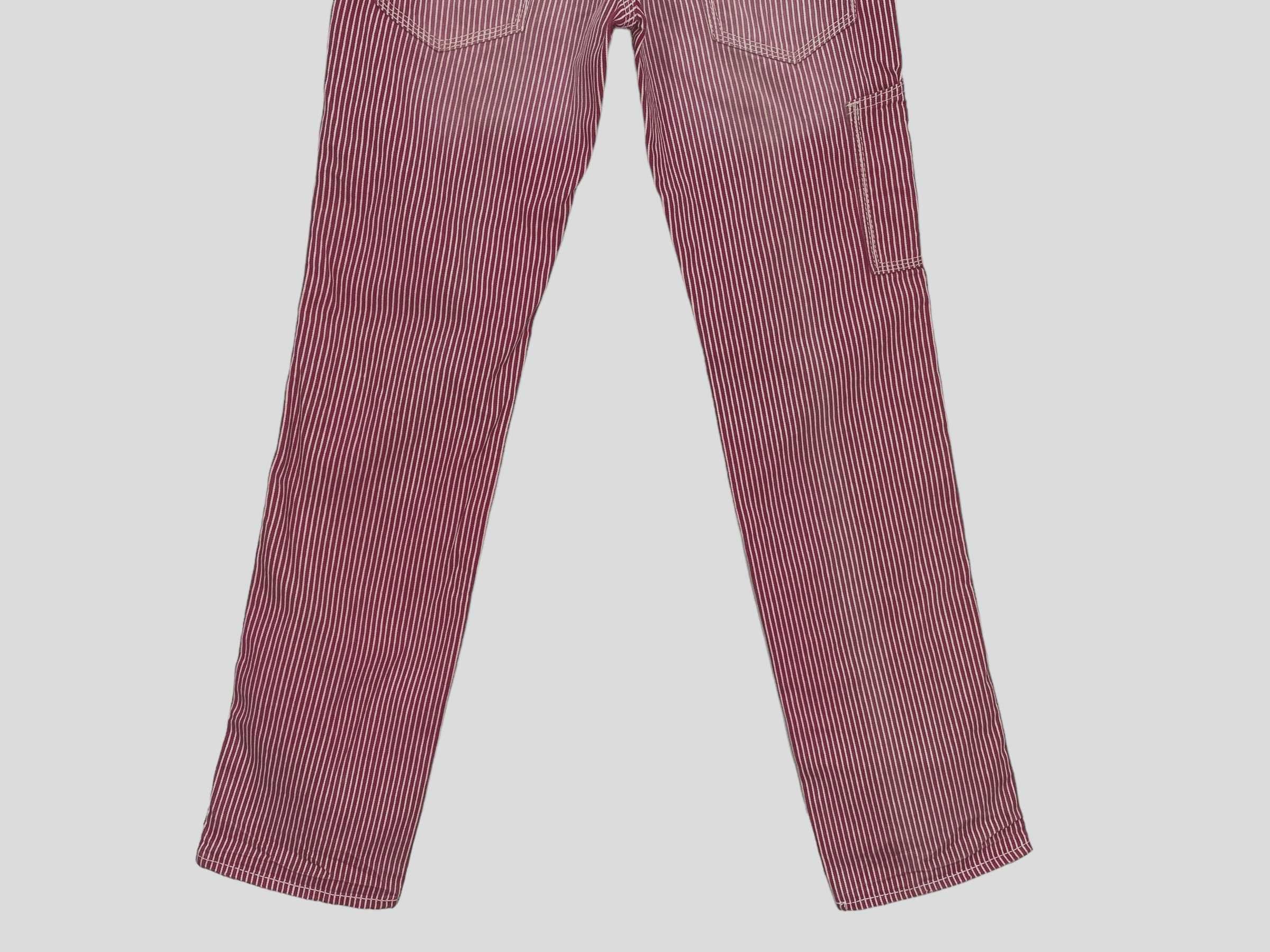 Japanese Brand Co & Lu Stripes Flare Jeans Size 26" / US 2 / IT 38 - 6 Thumbnail