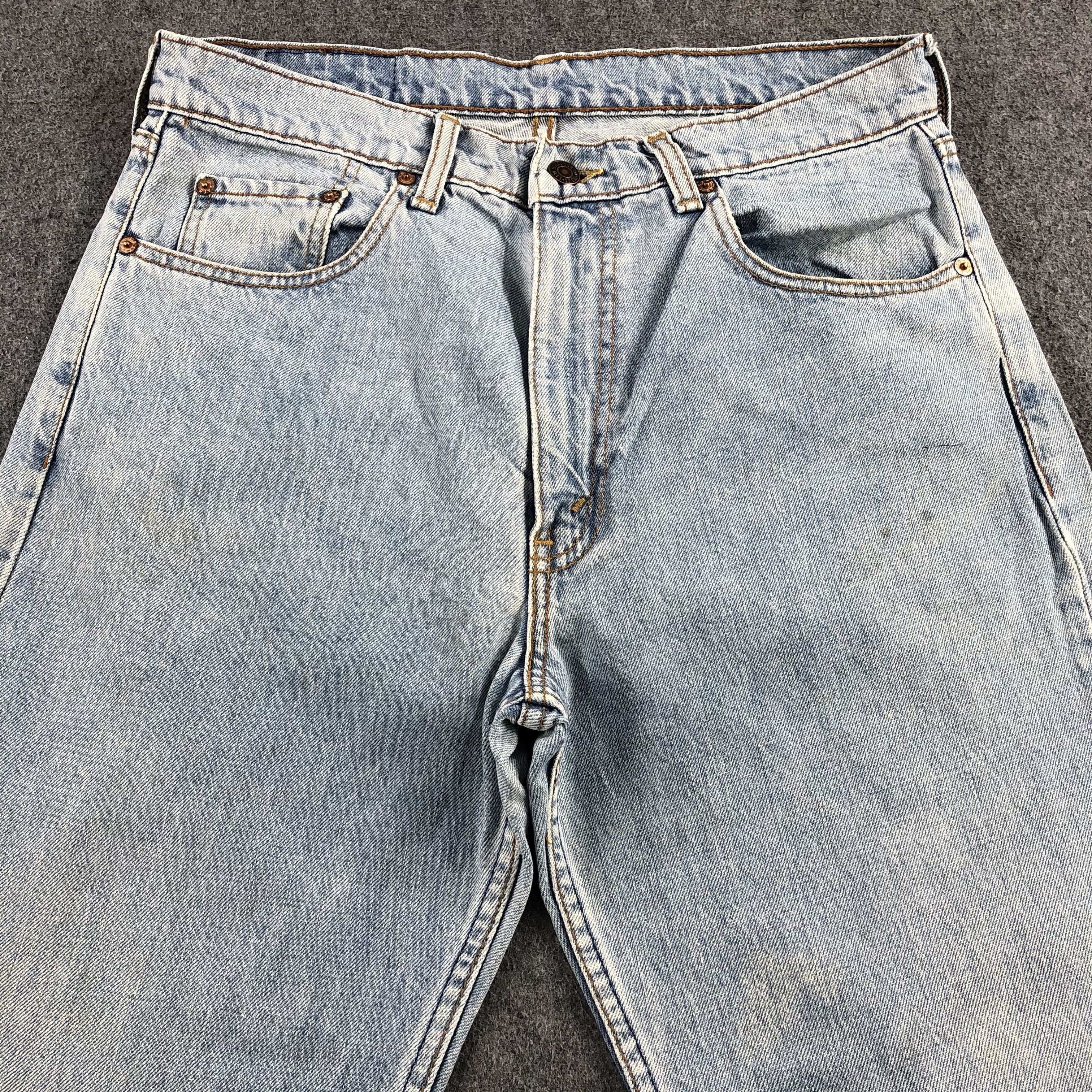 Levi's Vintage 90s Light Wash Levis Jeans-J1915 Size US 32 / EU 48 - 3 Thumbnail