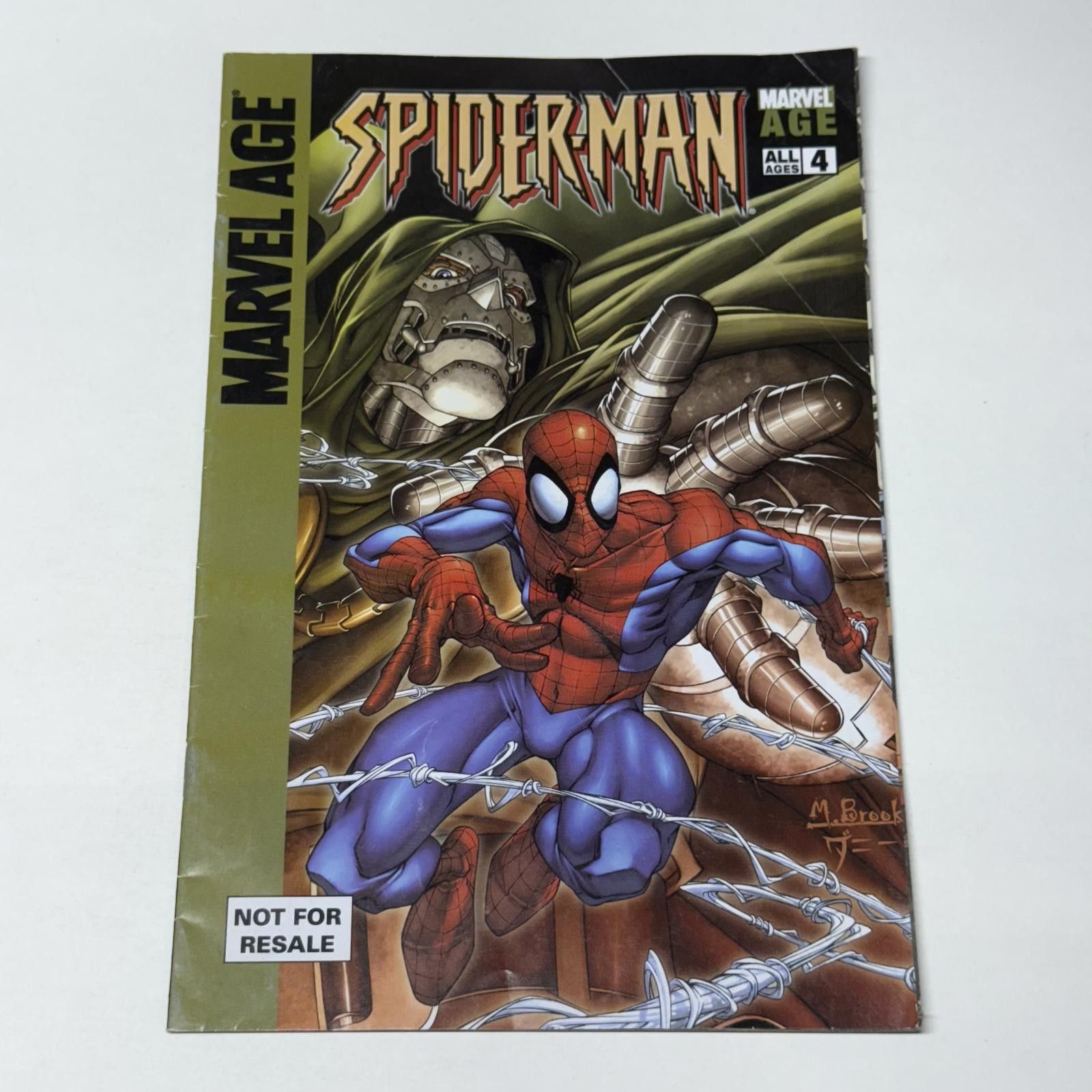 Marvel Comics Marvel Age Spider-Man Vol. 1 #4 AUG 2004 Not For Resale Rare Size ONE SIZE - 1 Thumbnail