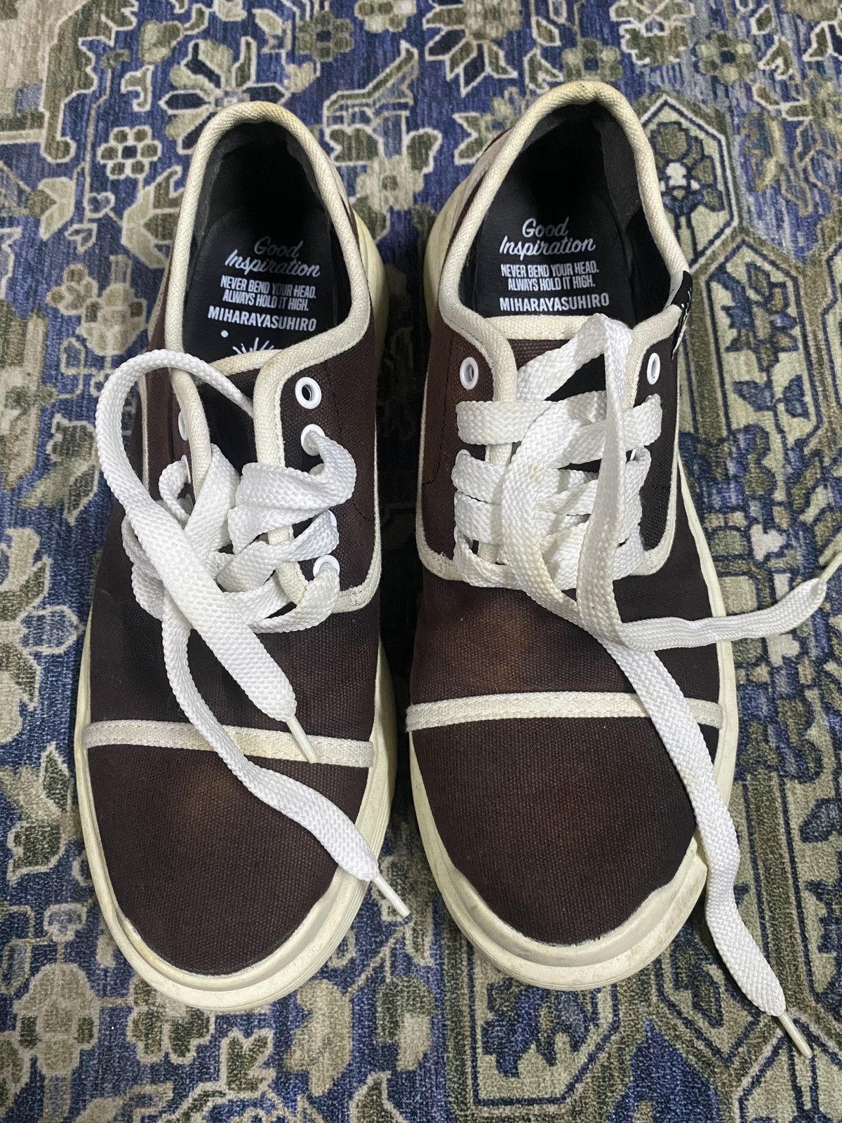 GU × Maison MIHARA YASUHIRO Miharayasuhiro 333538 Canvas Shoes Size US 10 / EU 43 - 1 Thumbnail