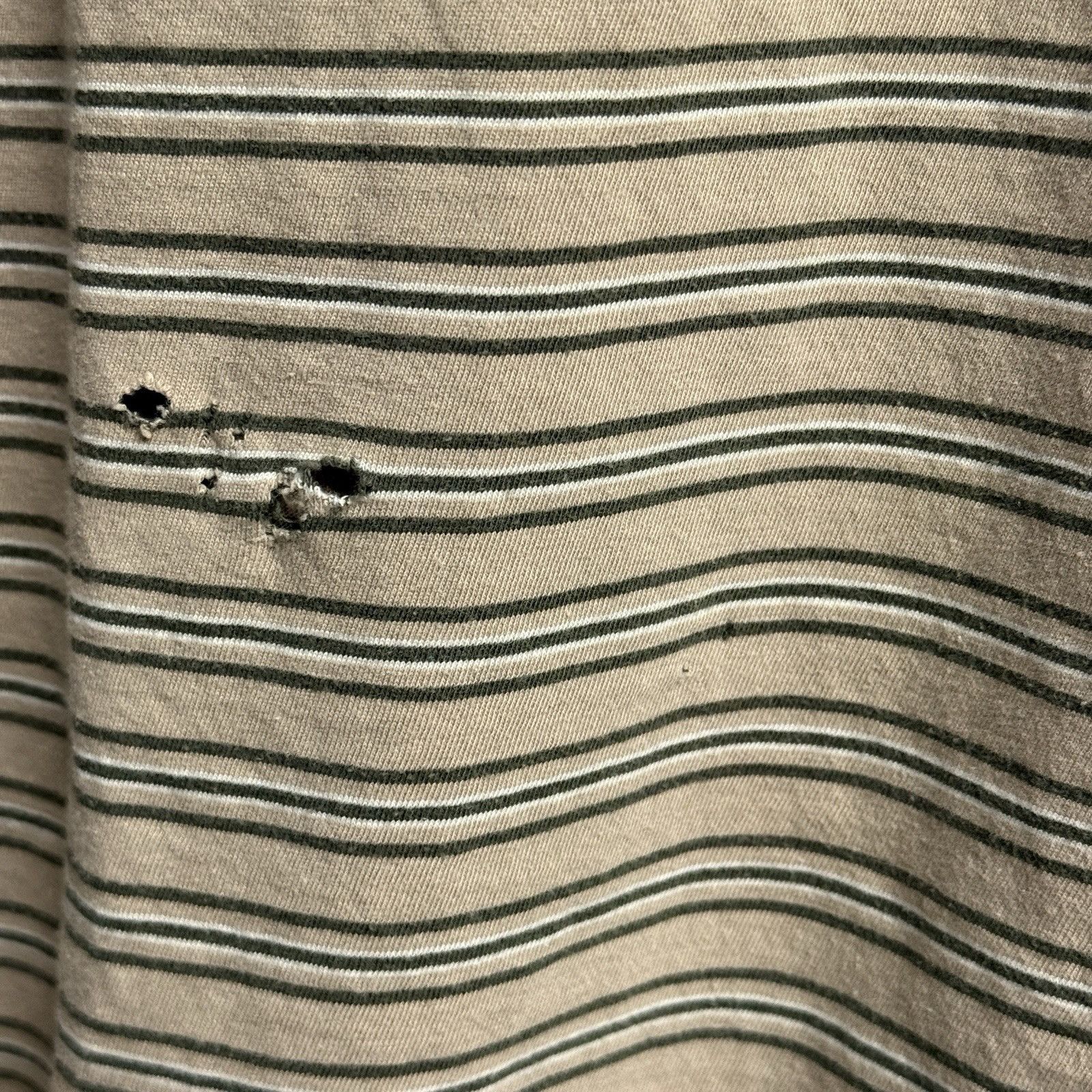 Lost Enterprises Lost Enterprises T Shirt Mens Large 21x24.5 Beige Striped Sk Size US L / EU 52-54 / 3 - 6 Thumbnail