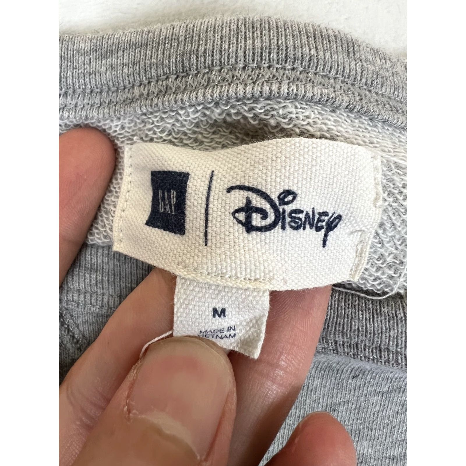 Gap Gap Disney Sweater Dress Medium Women Crew Neck Short Sleeve Gray Mickey Mouse 90s Cartoon Pullover Size M / US 6-8 / IT 42-44 - 5 Thumbnail