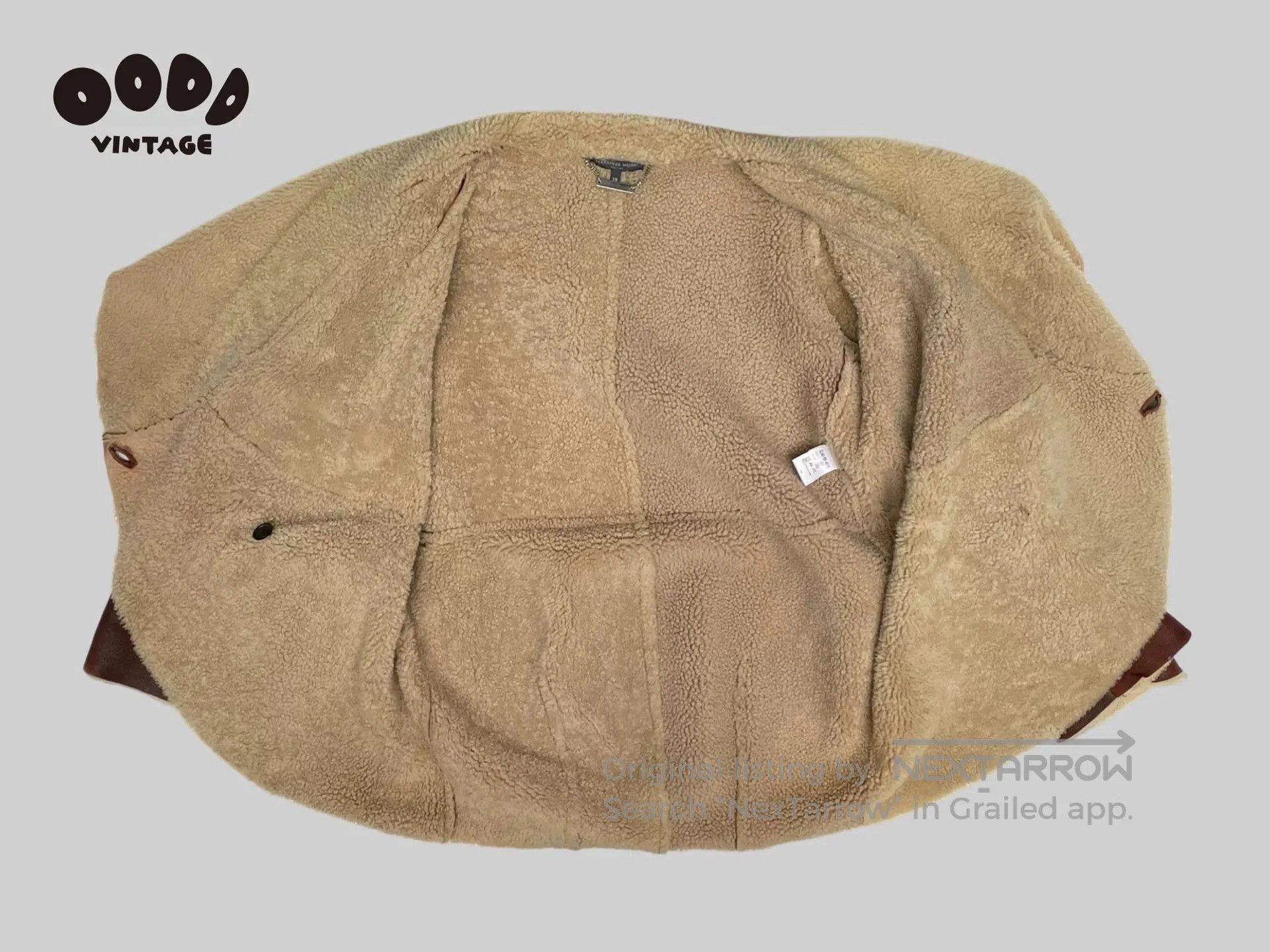 Alexander McQueen Alexander McQueen 2004 Coated Wool Coat. Size M / US 6-8 / IT 42-44 - 4 Thumbnail