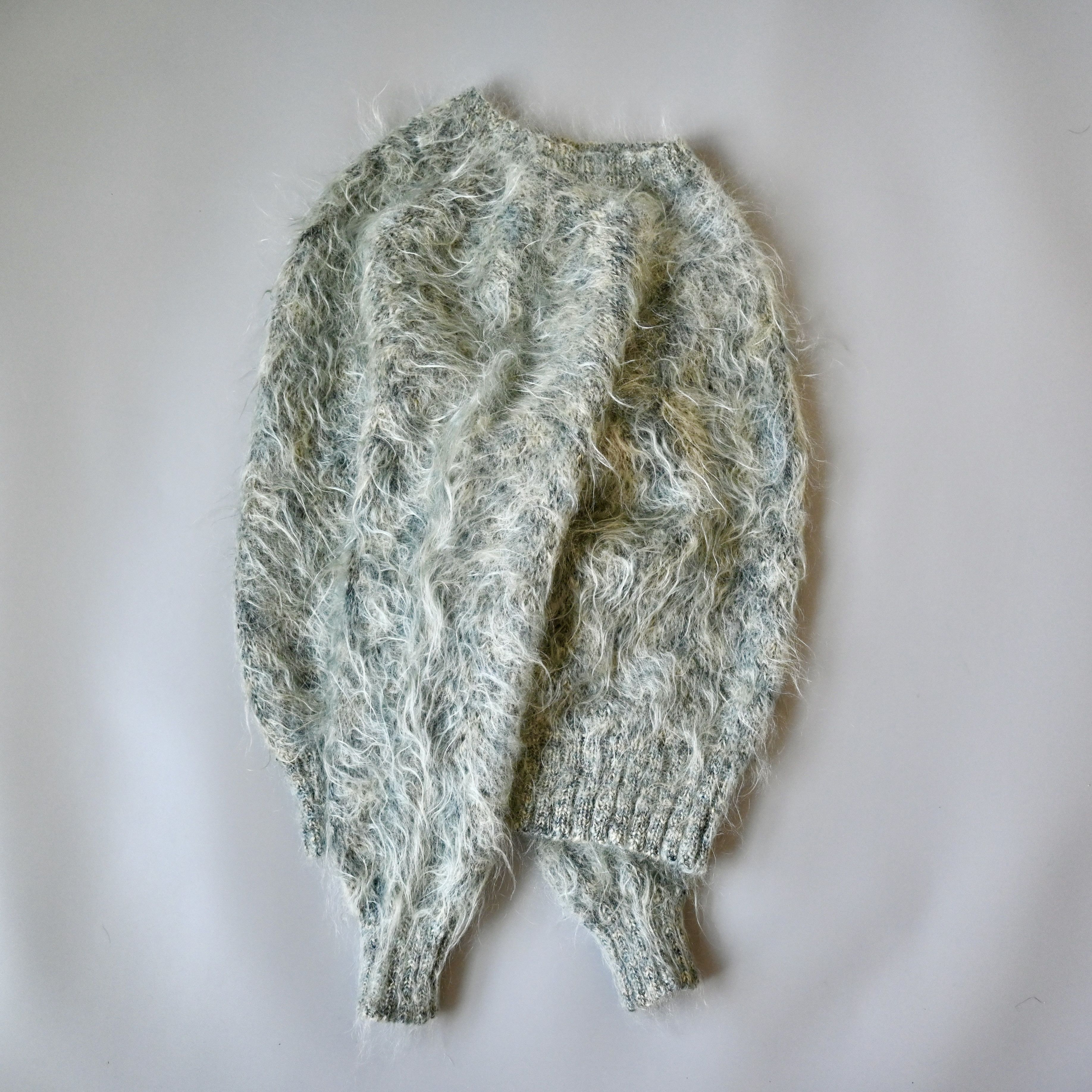 Vintage Super hairy, vintage 1990s Mohair-mix knit yeti sweater Size US S / EU 44-46 / 1 - 12 Thumbnail