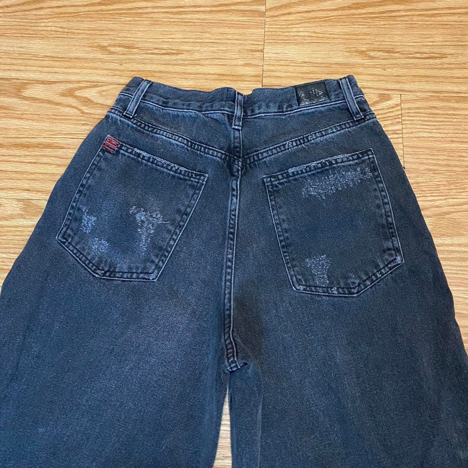Urban Outfitters Wide leg distressed jeans Size 28" / US 6 / IT 42 - 6 Thumbnail