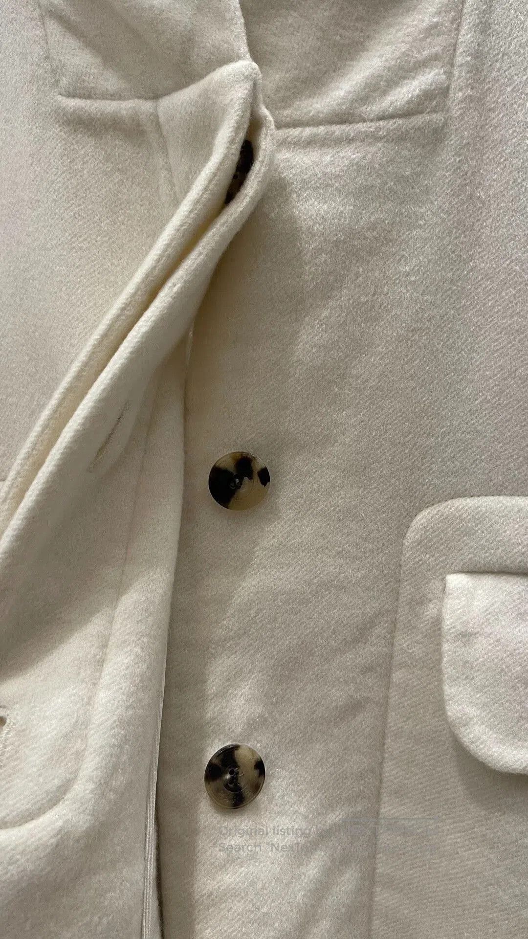 Hermes Hermes Off-White Cashmere Short Coat. Size US S / EU 44-46 / 1 - 4 Thumbnail