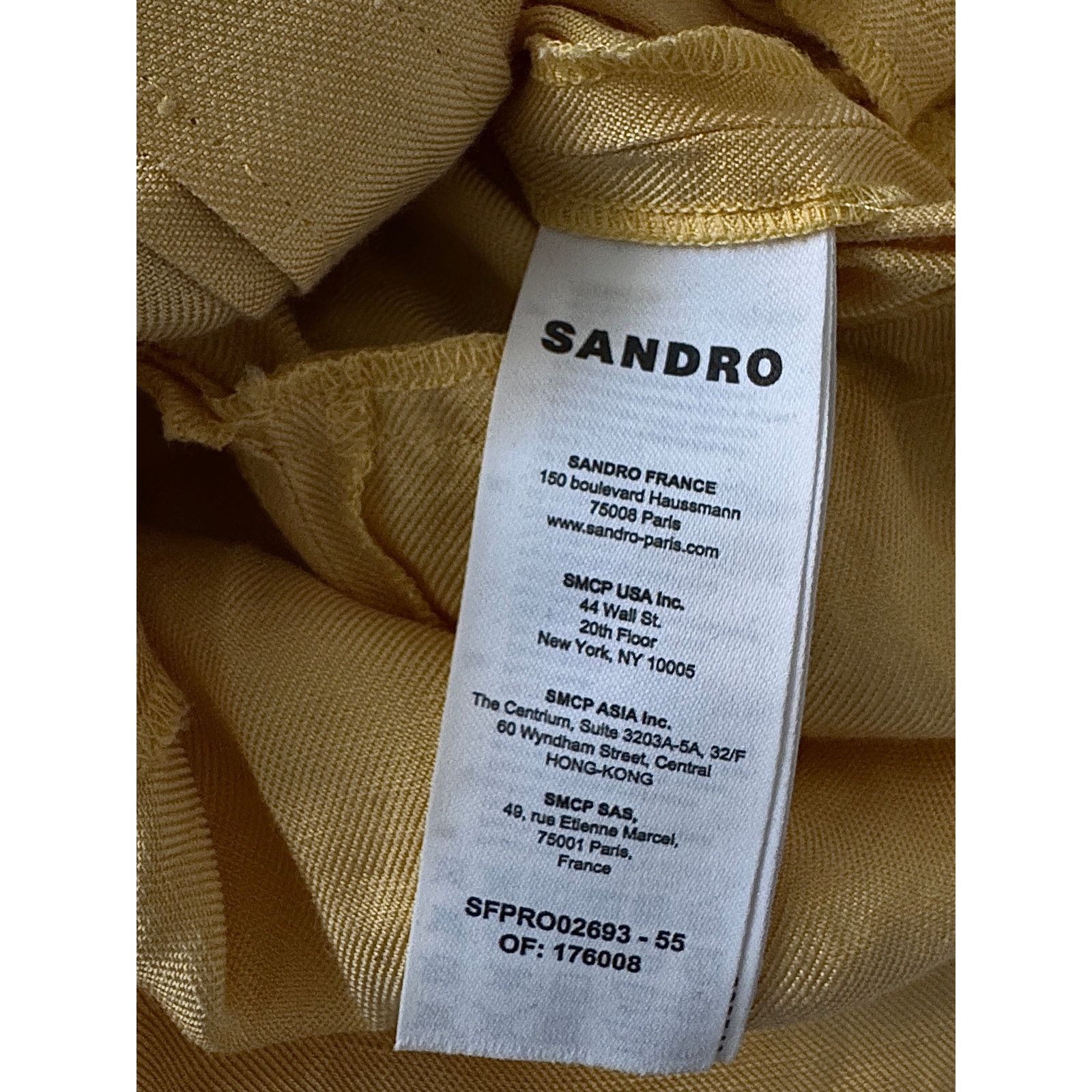 Sandro Sandro NWT Women's Linen-Blend Mini Dress Size M / US 6-8 / IT 42-44 - 4 Thumbnail