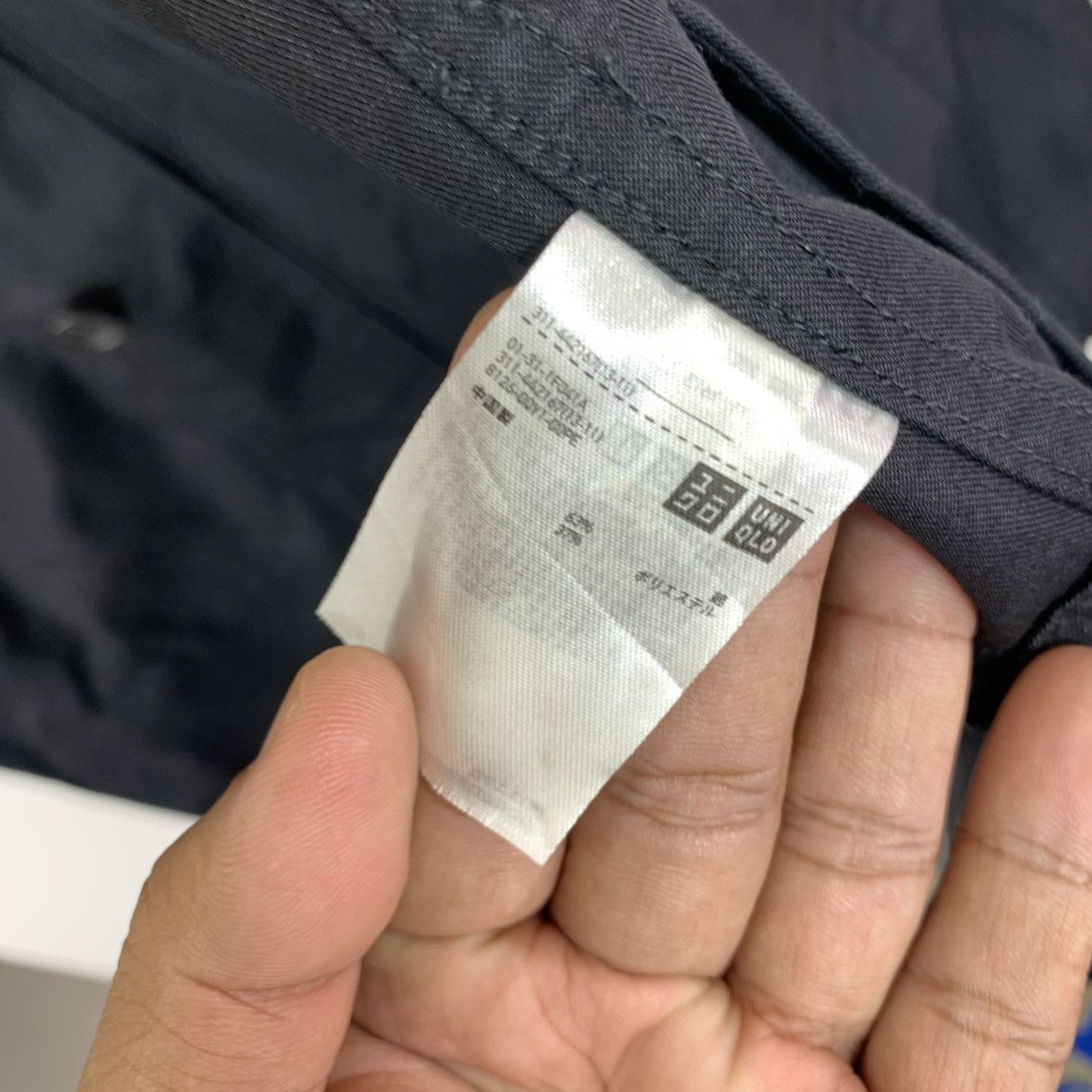 Lemaire × Uniqlo VINTAGE UNIQLO U BLACK OVERCOAT BUTTON JACKET Size US XL / EU 56 / 4 - 9 Thumbnail