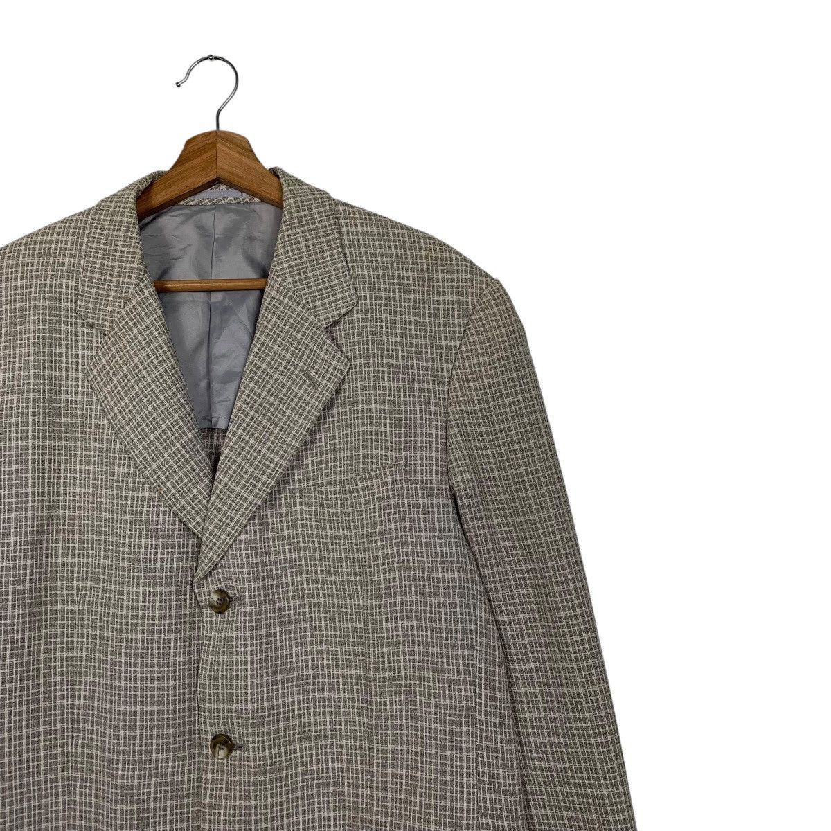 Lanvin Lanvin Checkered Casual Blazer Jacket Size US M / EU 48-50 / 2 - 5 Thumbnail