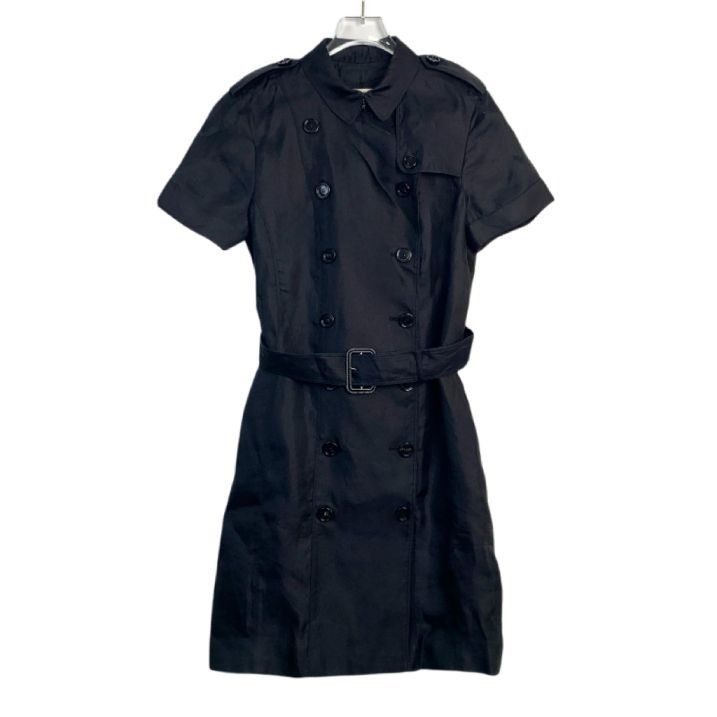Burberry Burberry Double-Breasted Trench Coat-Style Black Short-Sleev Size S / US 4 / IT 40 - 1 Thumbnail