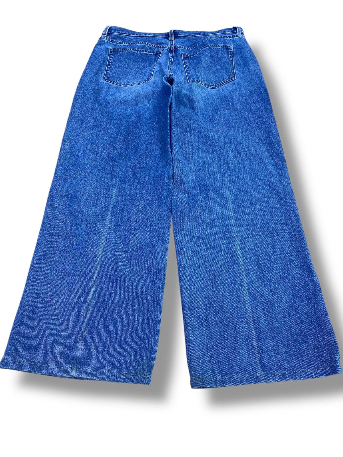 Uniqlo Uniqlo Faded Wash Style Wide Leg Jeans Size US 32 / EU 48 - 3 Thumbnail