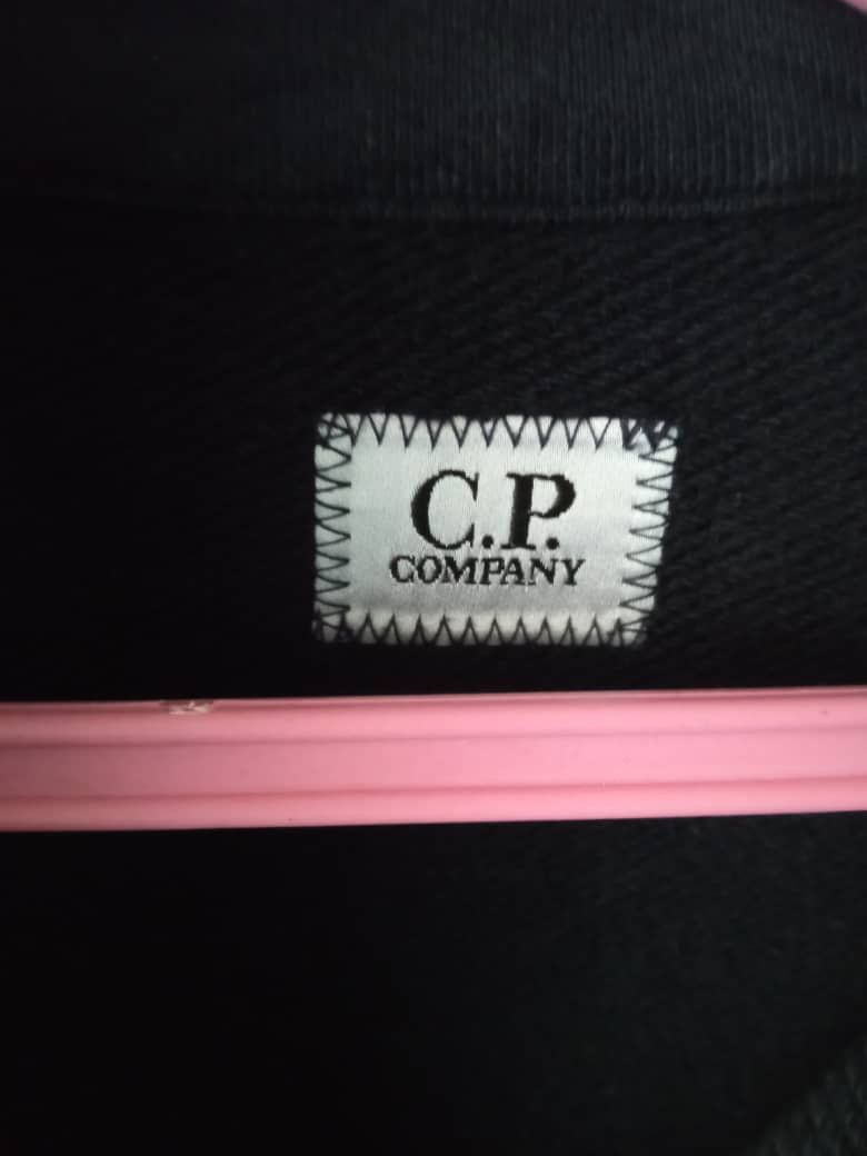 C.P. Company Diagonal Raised Fleece Half Zip Goggle NAVY Size US M / EU 48-50 / 2 - 12 Thumbnail