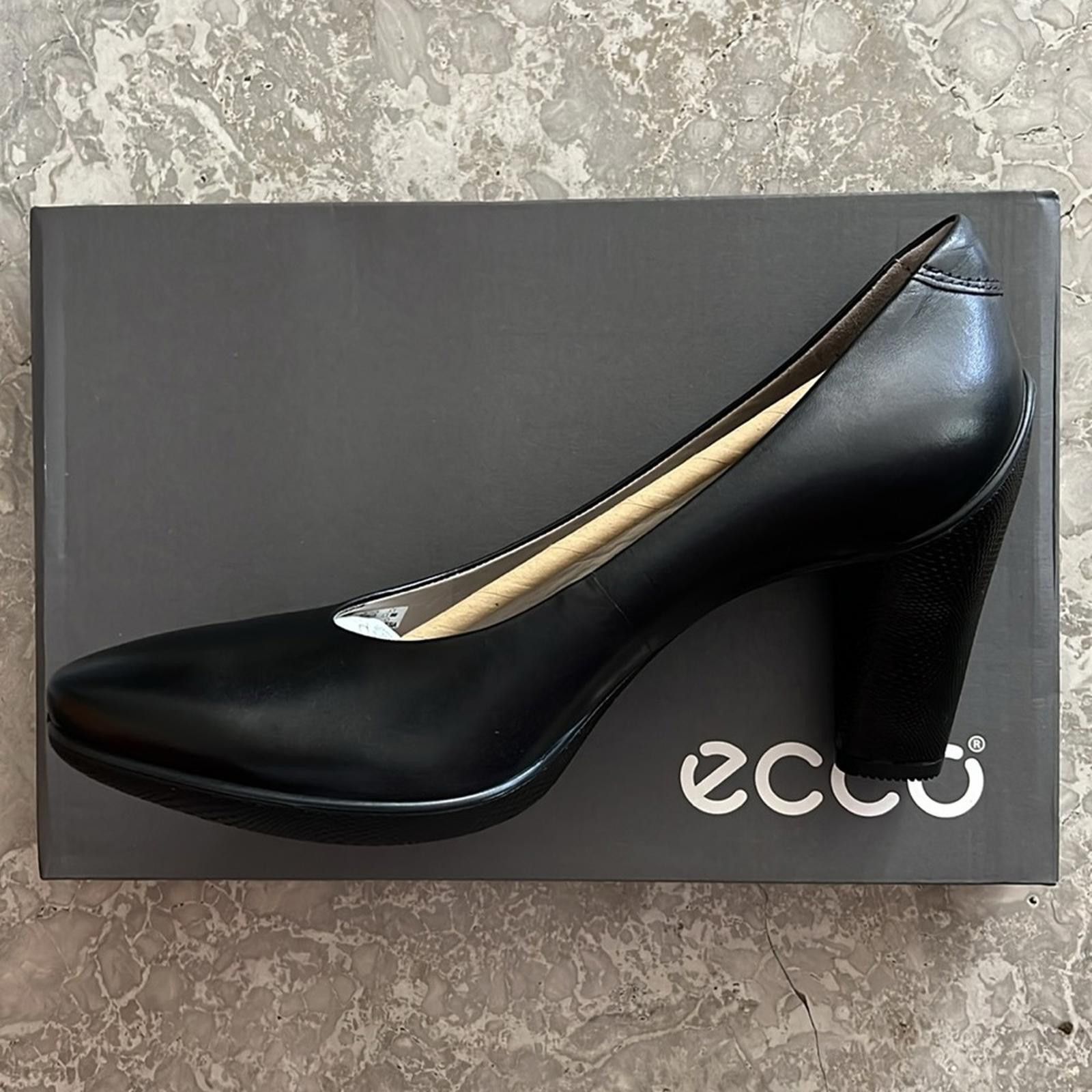 Ecco Shoes Ecco Structured 75 Ecco Sculptured 75 Black Leather
