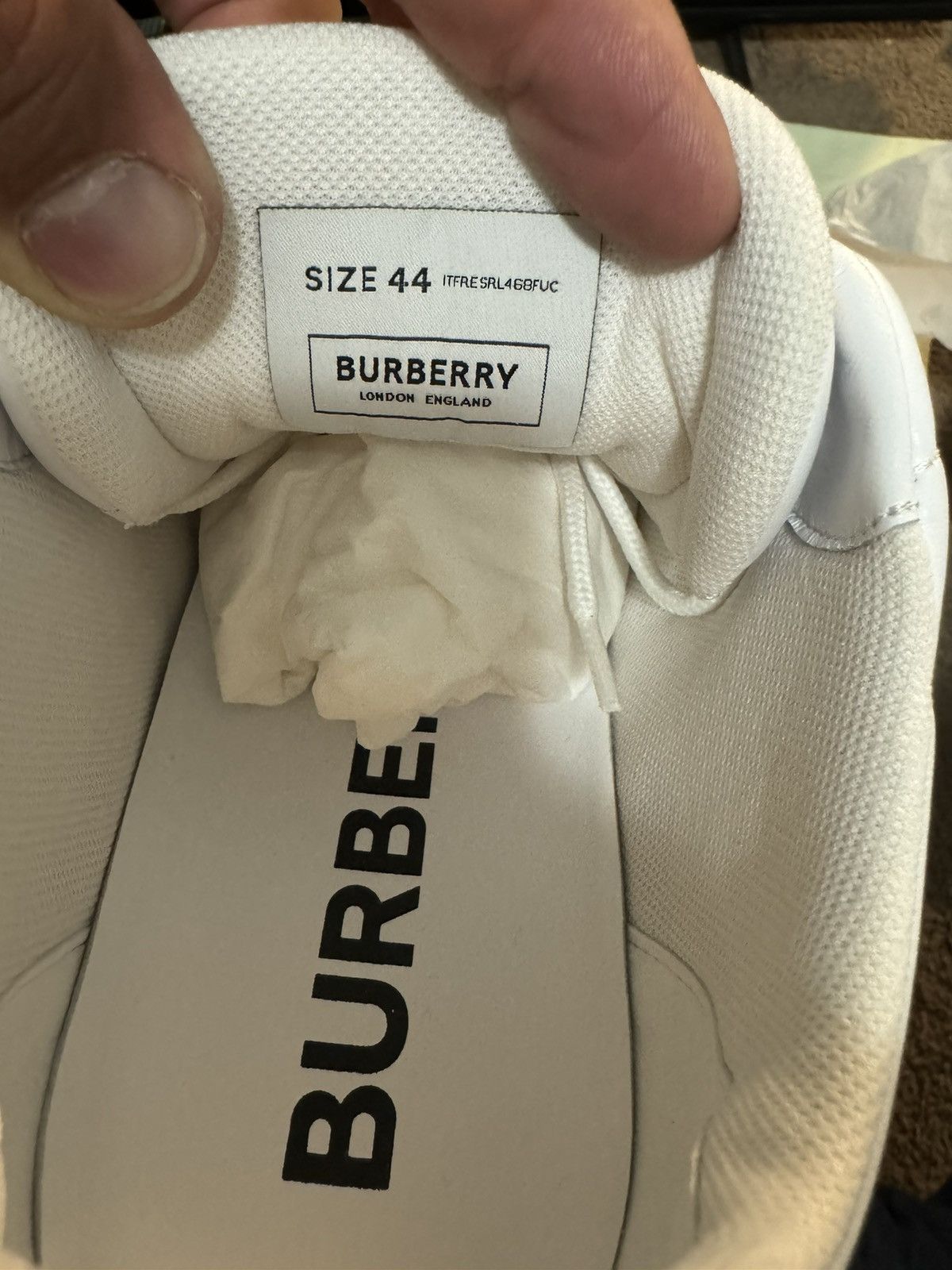 Burberry Burberry quilted leather sneakers Size US 11 / EU 44 - 13 Thumbnail
