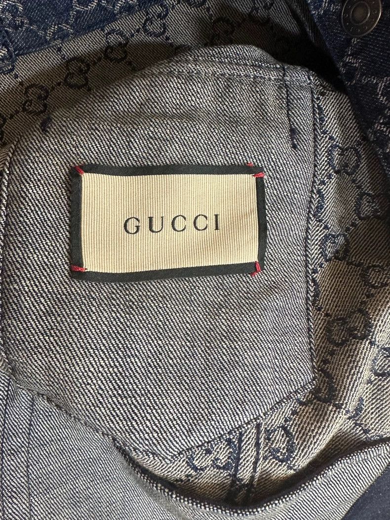 Gucci Gucci Full-print denim jacket Size US S / EU 44-46 / 1 - 4 Thumbnail