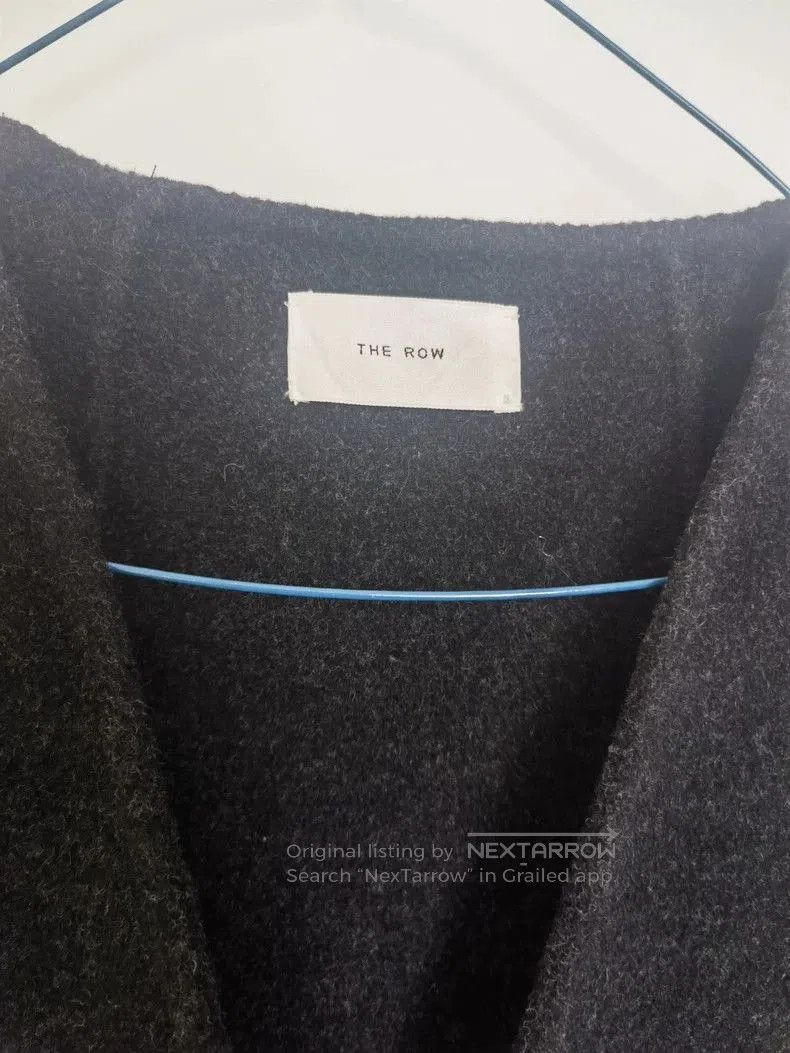 The Row THE ROW Gray Oversized Coat. Size US L / EU 52-54 / 3 - 3 Thumbnail