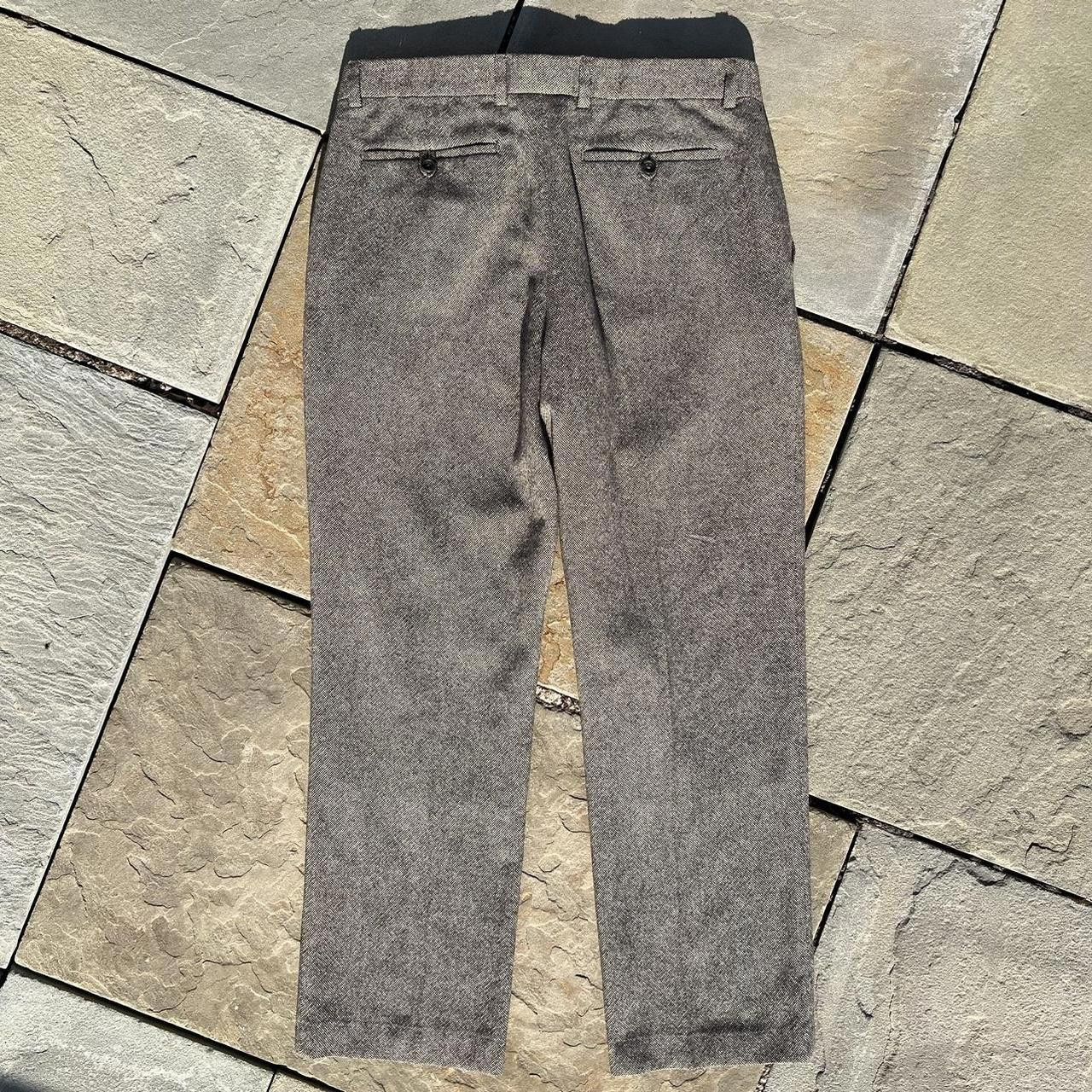 Banana Republic Tan Brown Knit Pattern Trousers Dress Pants Size 42R - 5 Thumbnail