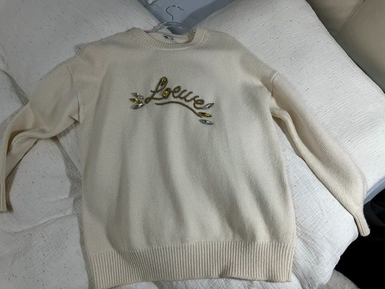 Loewe Loewe Gemstone sweater white Size M / US 6-8 / IT 42-44 - 2 Thumbnail