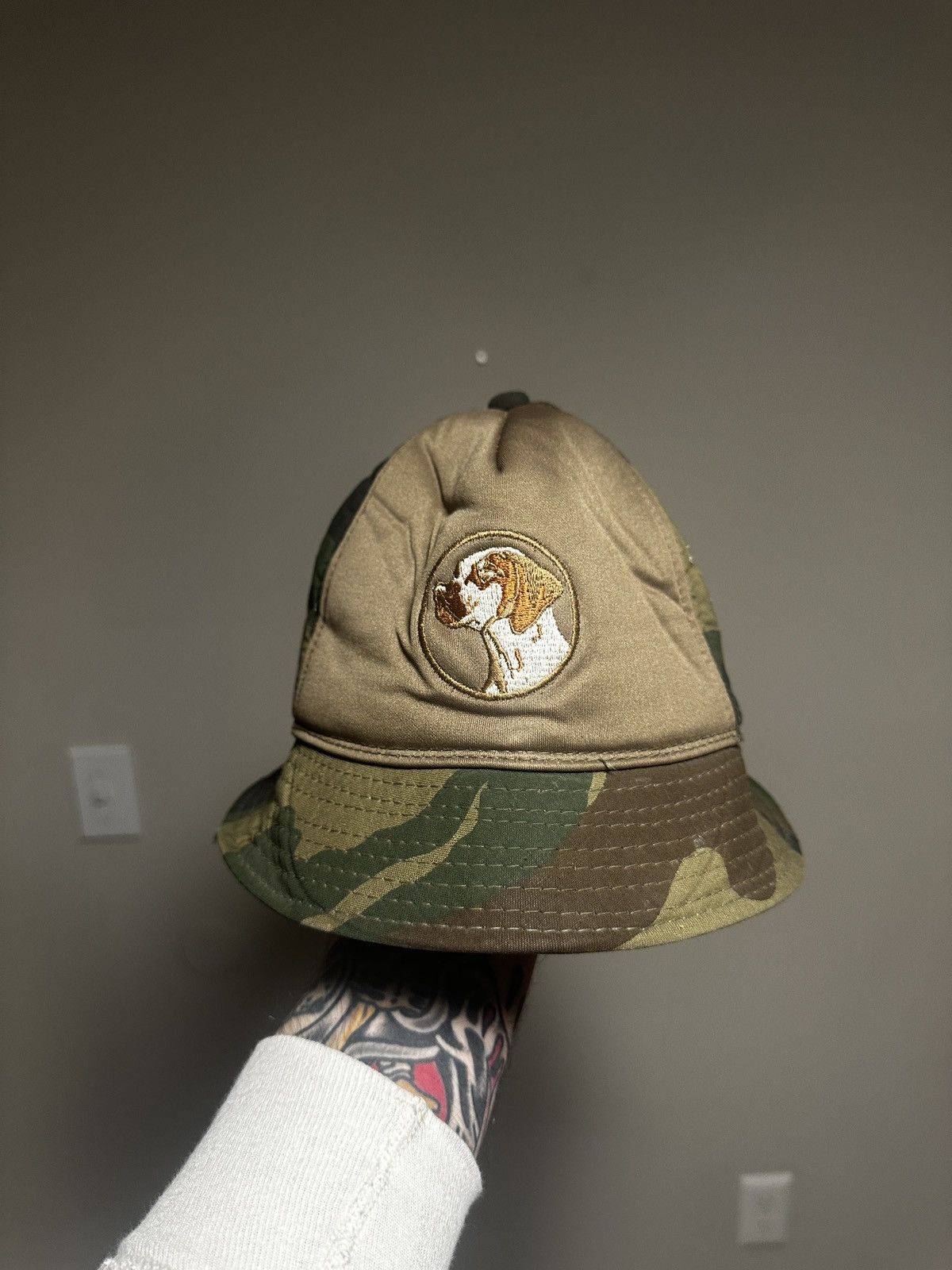 Vintage Vintage 80s/90s Camo Hunting Dog Bucket Hat Size ONE SIZE - 2 Thumbnail