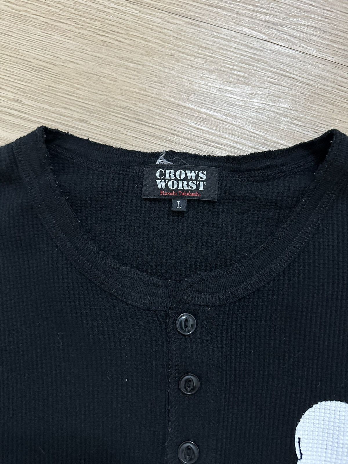 Japanese Brand × Seditionaries Rare Crows x WORST T.F.O.A Hiroshi Takahashi Waffle L/S Tee Size US XL / EU 56 / 4 - 5 Thumbnail