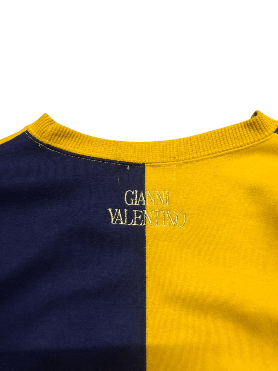 Gianni Valentino Vintage Gianni Valentino Embroidery SpellOut Logo Sweatshirt Size US M / EU 48-50 / 2 - 7 Thumbnail