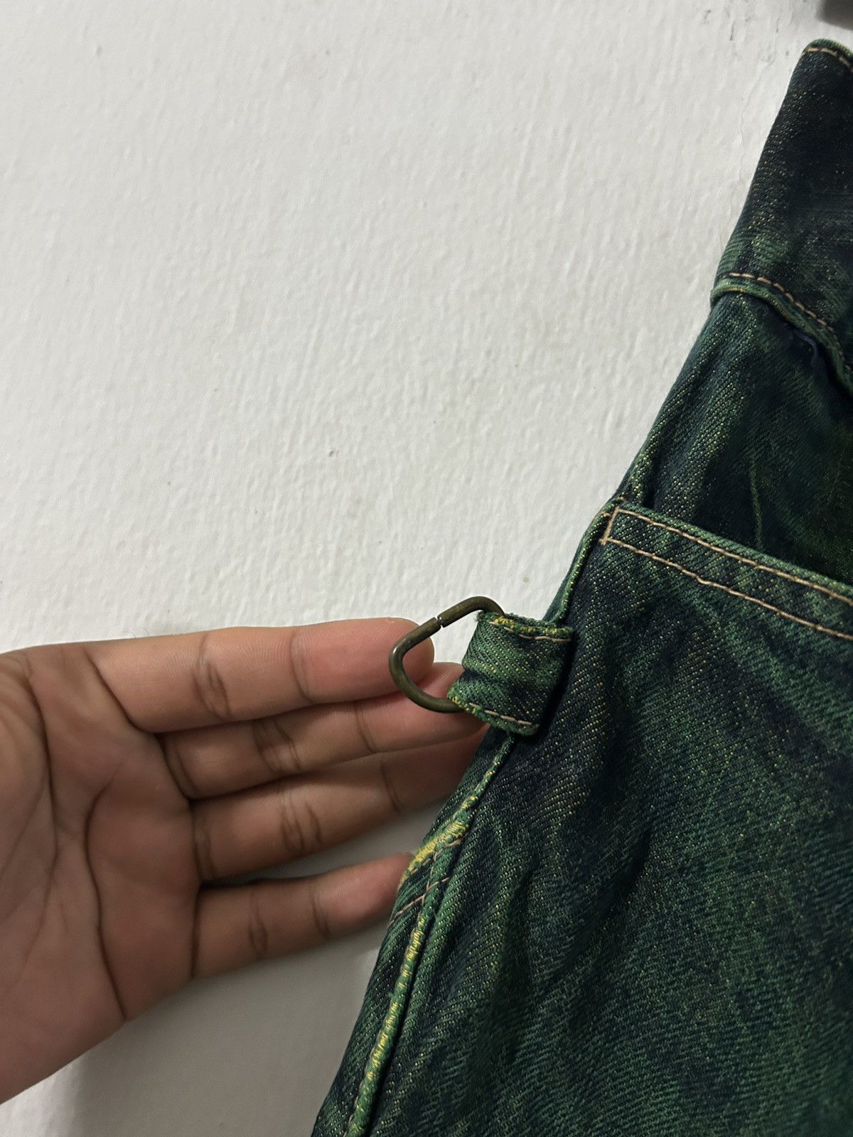 Beauty Beast Beauty Beast japan emerald denim distressed jeans Size US 29 - 5 Thumbnail