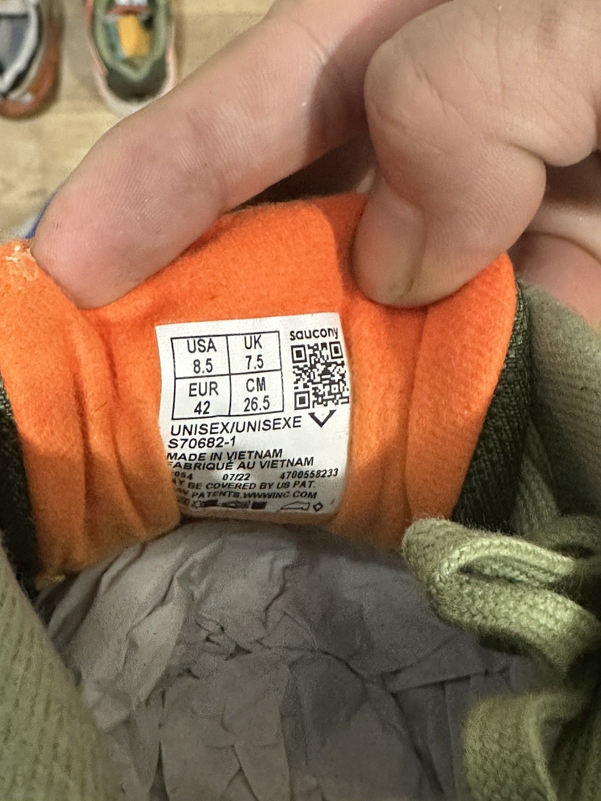 Saucony Saucony 3D Grid Hurricane Maybe Tomorrow Tortoise Size US 8.5 / EU 41-42 - 6 Thumbnail