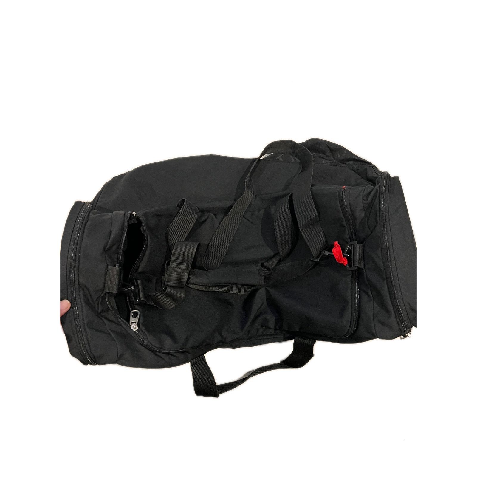 Nike Nike Brasilia 9.5 Black White Large 95L Duffel Gym Bag Size ONE SIZE - 2 Thumbnail