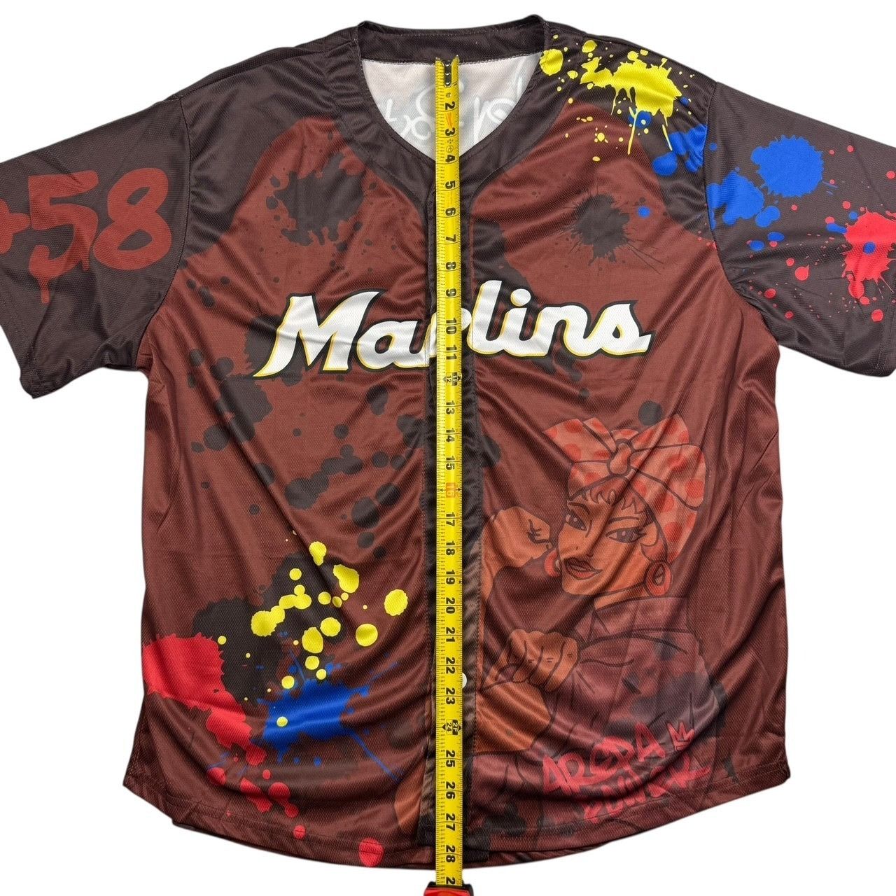Other Miami Marlins Venezuela Stadium Giveway Men's Porti Graffiti Size US XL / EU 56 / 4 - 5 Thumbnail