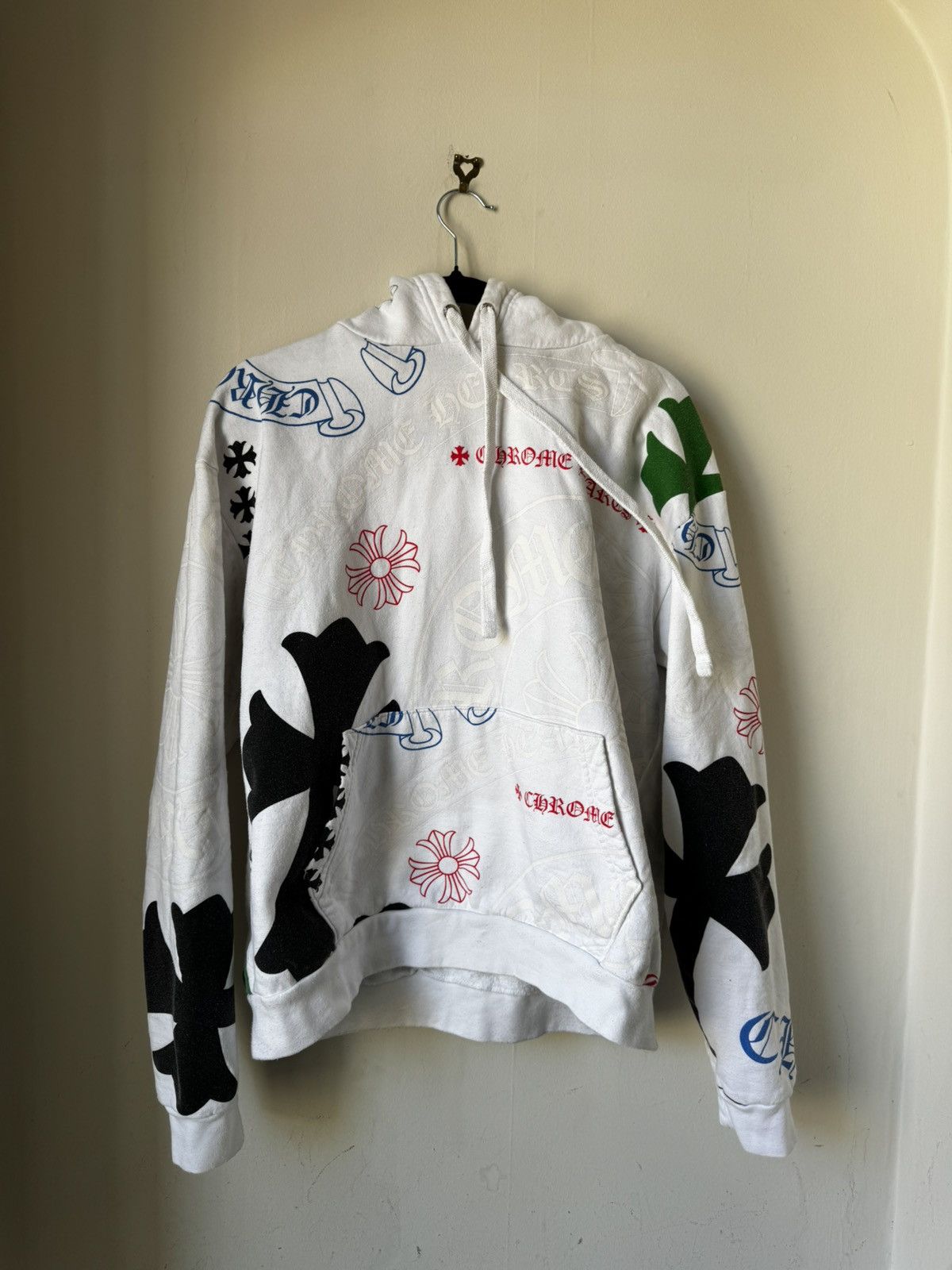 Chrome Hearts Chrome Hearts stencil multilogo hoodie Size US XS / EU 42 / 0 - 1 Thumbnail